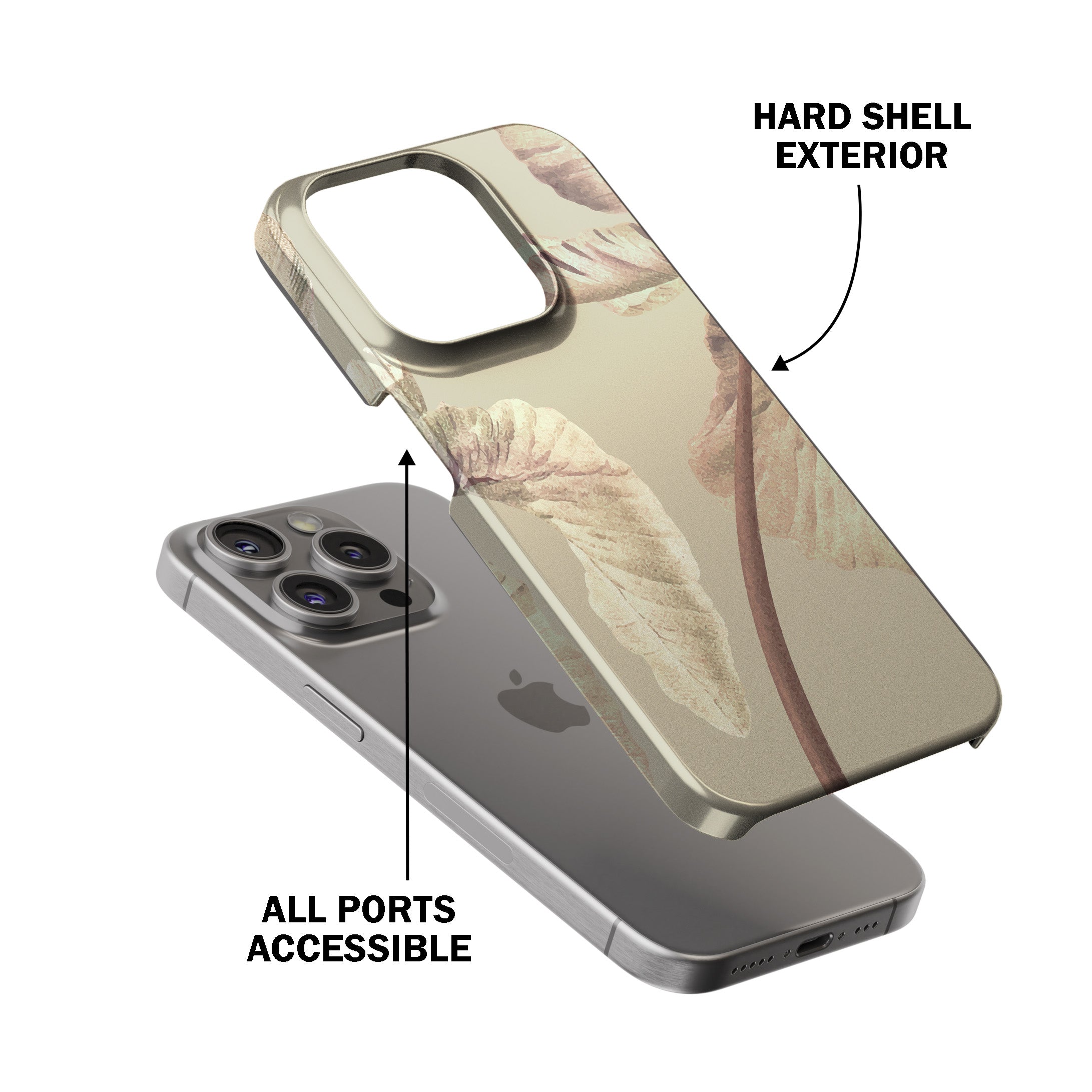 Golden Hour Flora Phone Cover