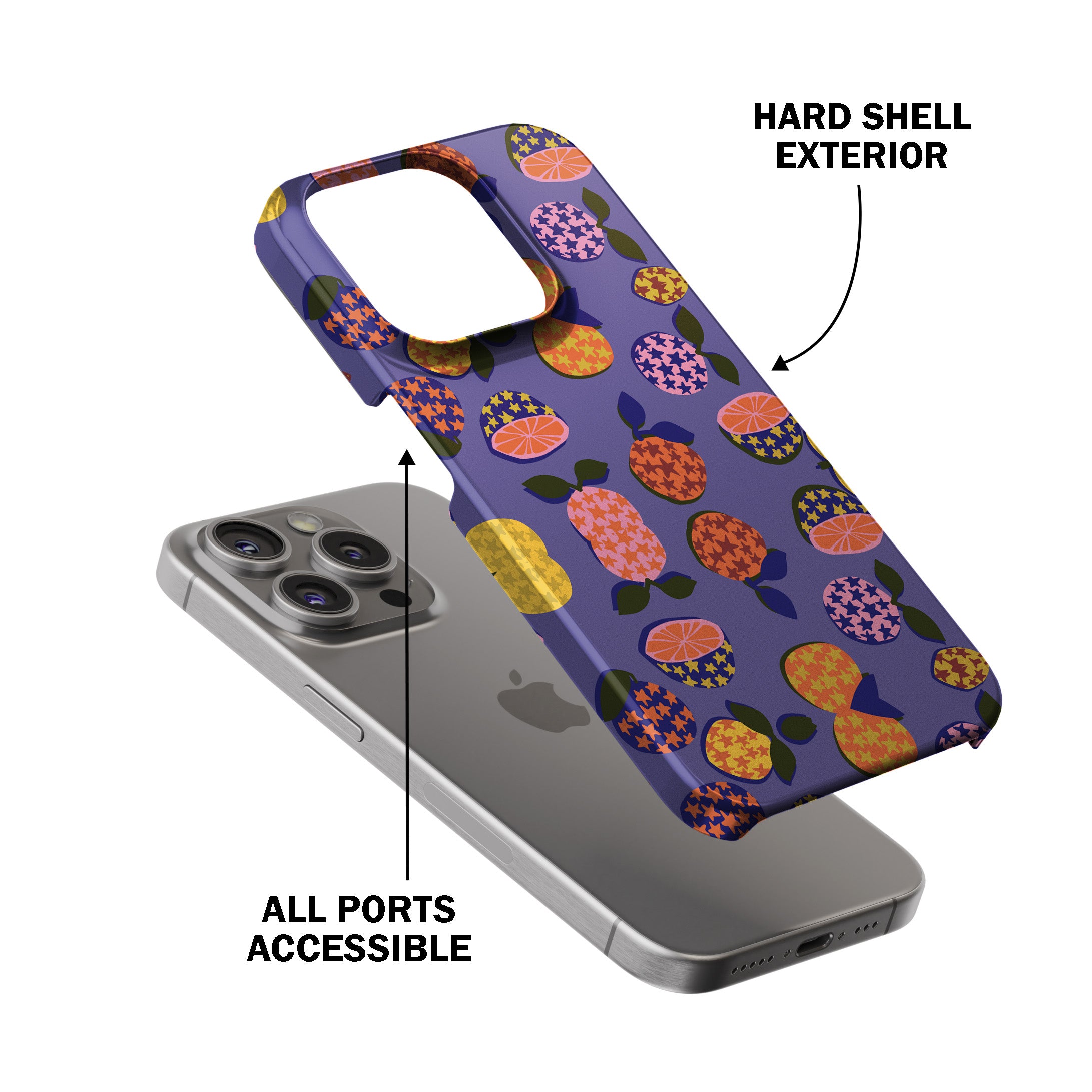 Grapefruit Collage Phone Cover