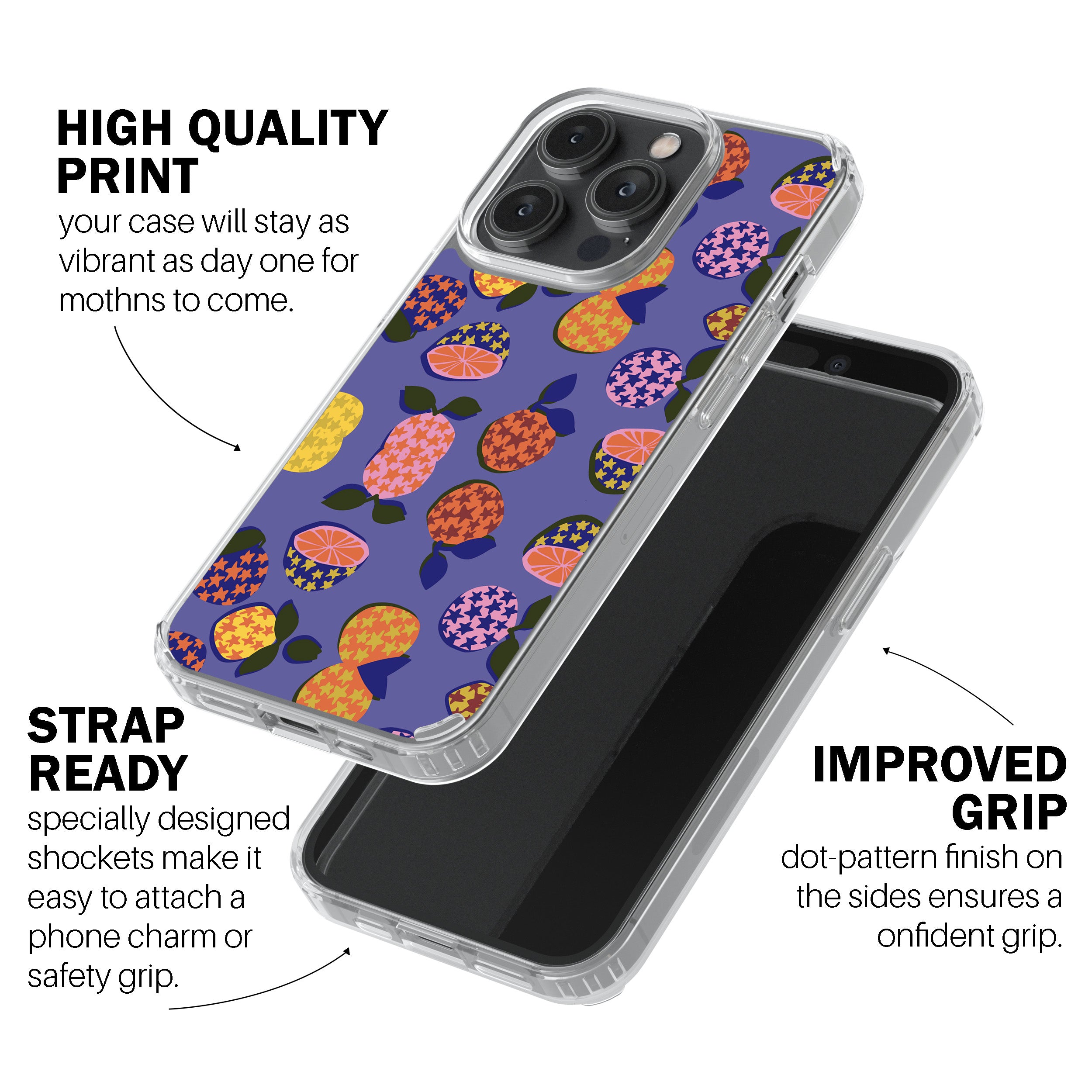 Grapefruit Collage Phone Cover