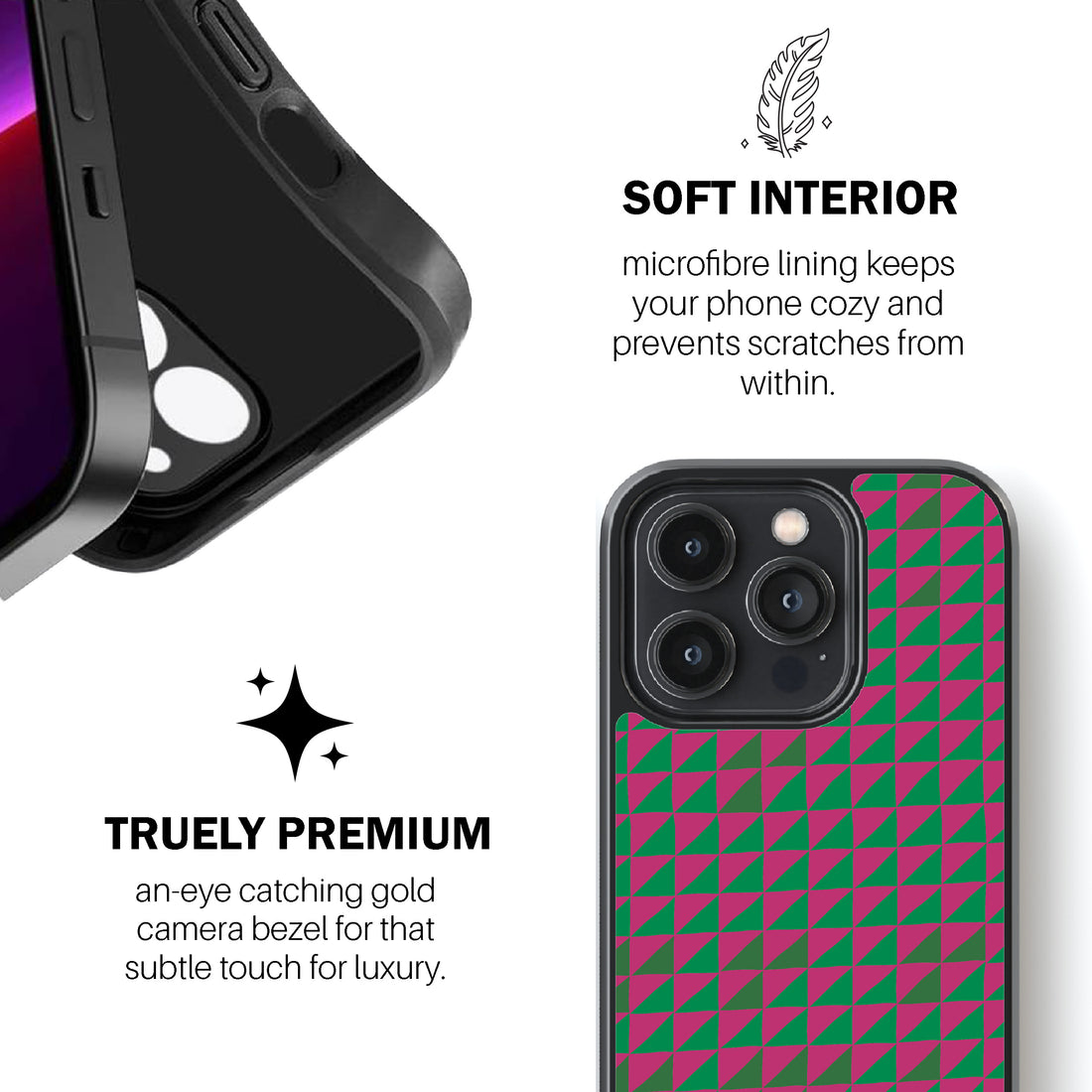 Half Square Phone Cover