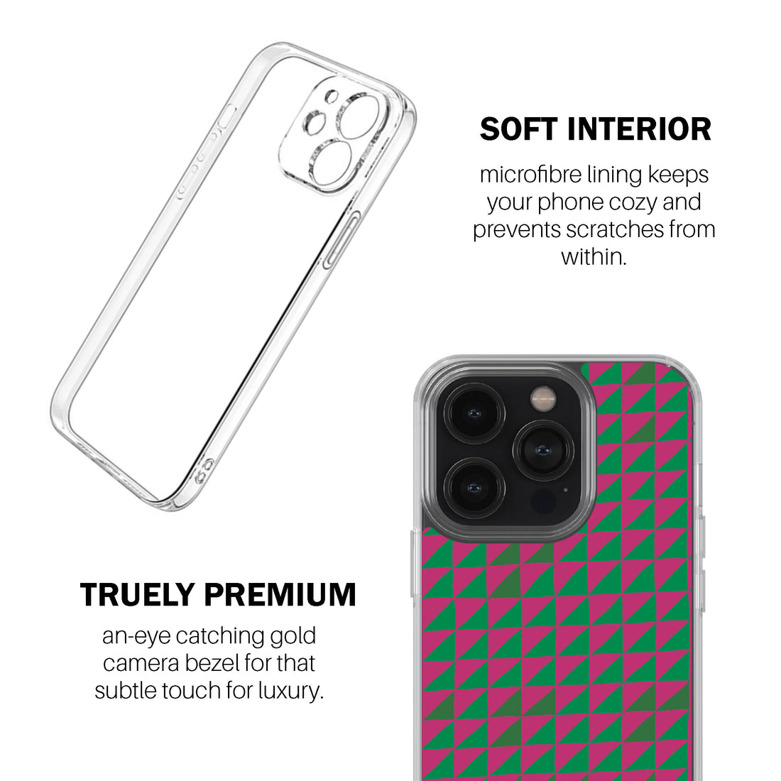 Half Square Phone Cover