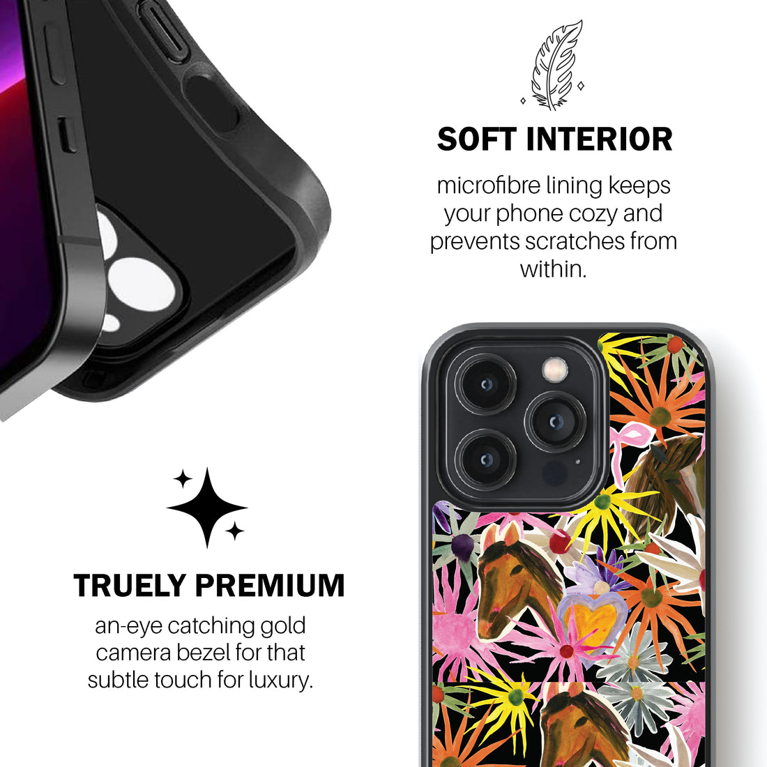 Horse Collage Phone Cover