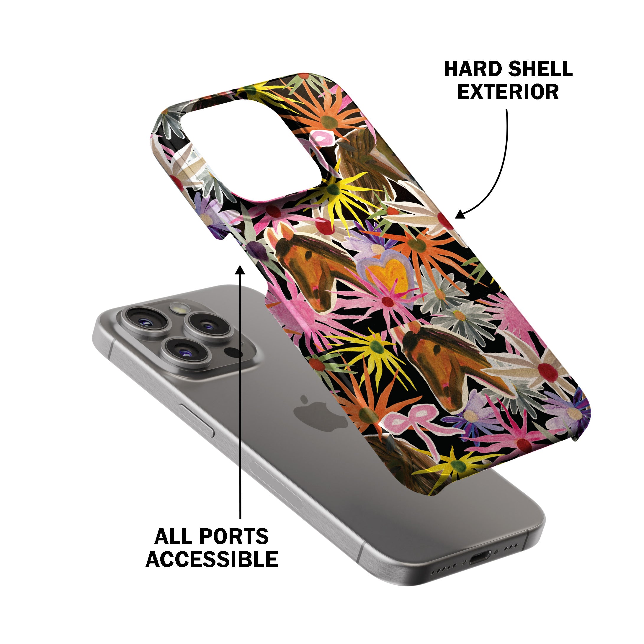 Horse Collage Phone Cover