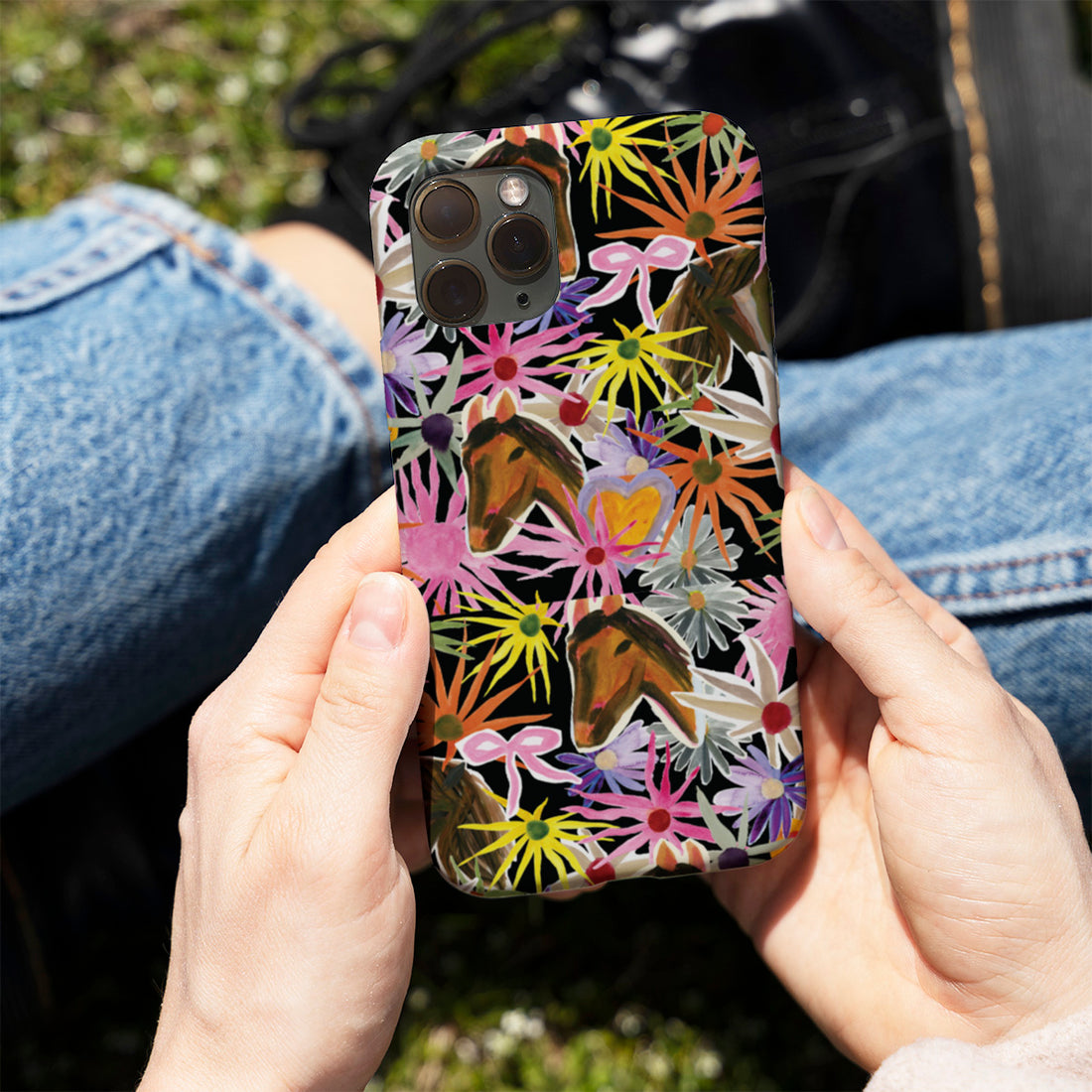 Horse Collage Phone Cover