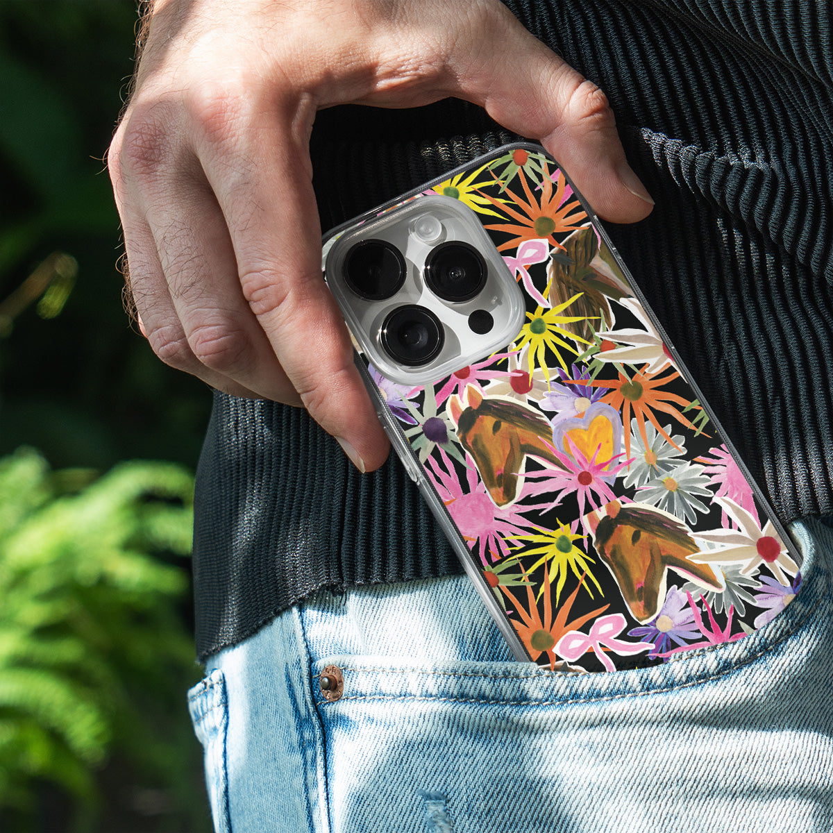 Horse Collage Phone Cover