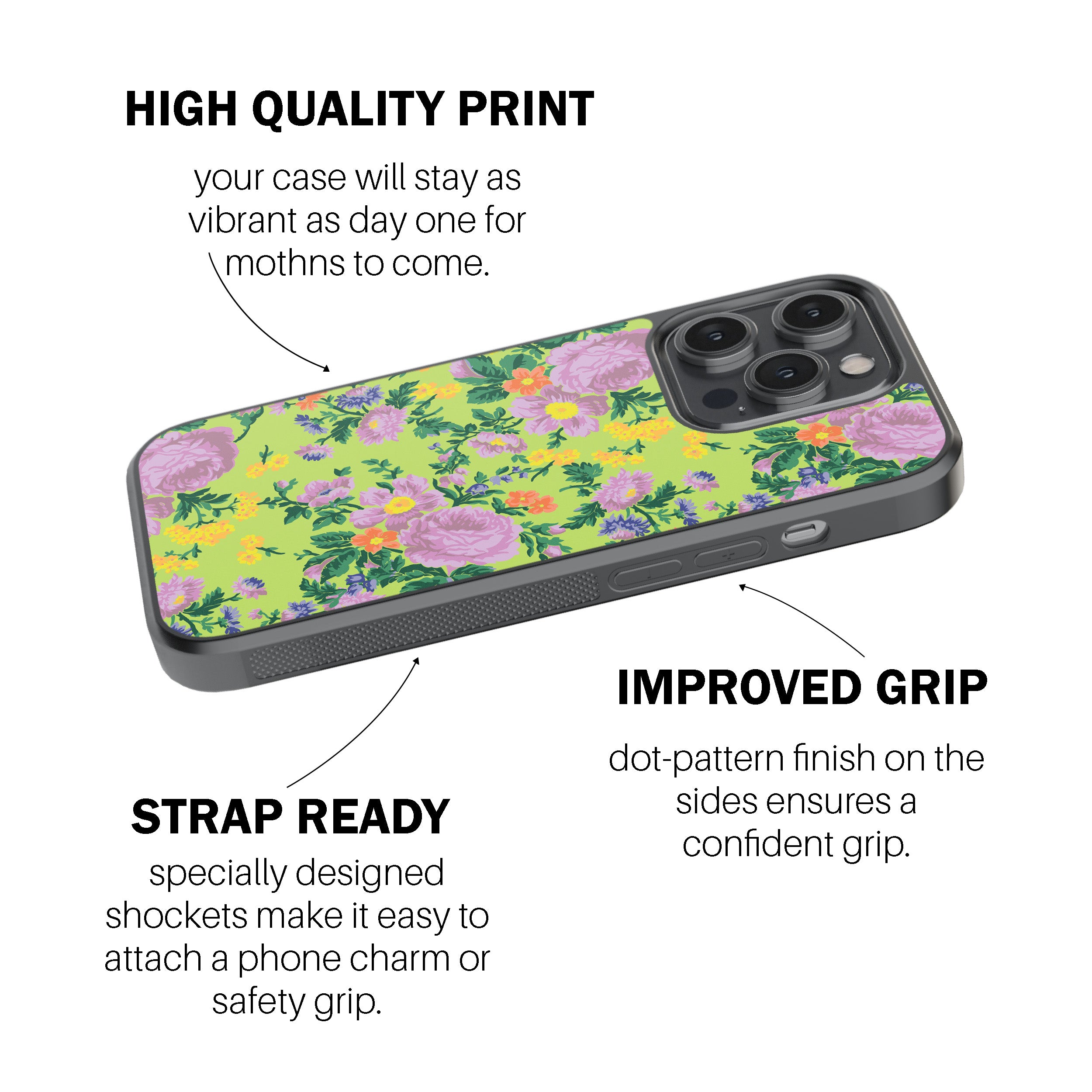 Lime Rose Phone Cover