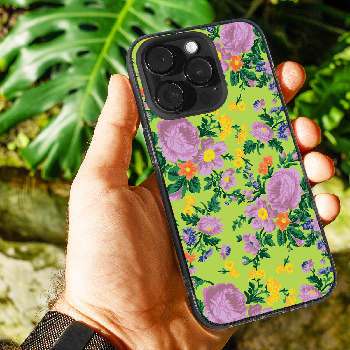 Lime Rose Phone Cover