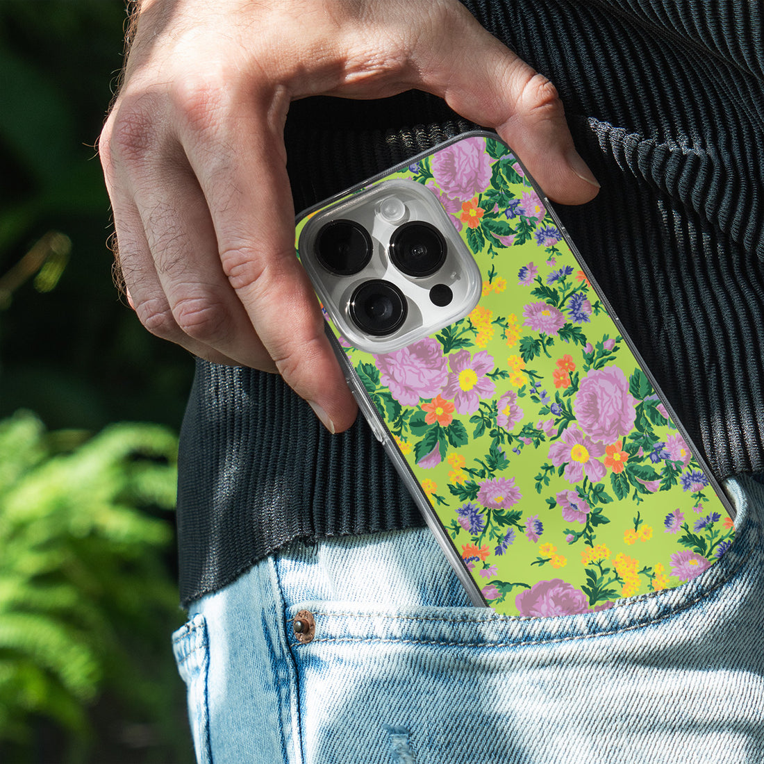 Lime Rose Phone Cover