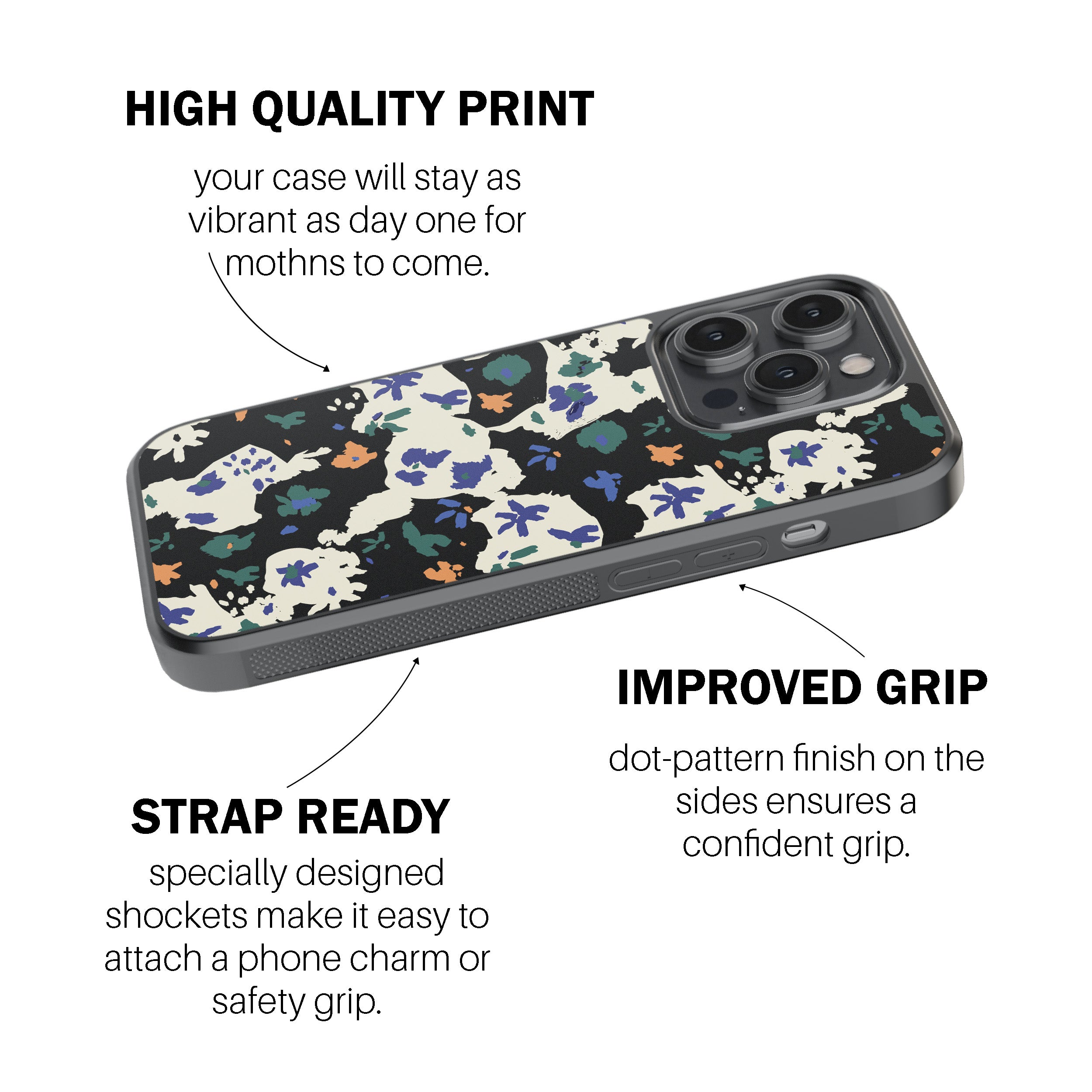 Litho Floral Phone Cover