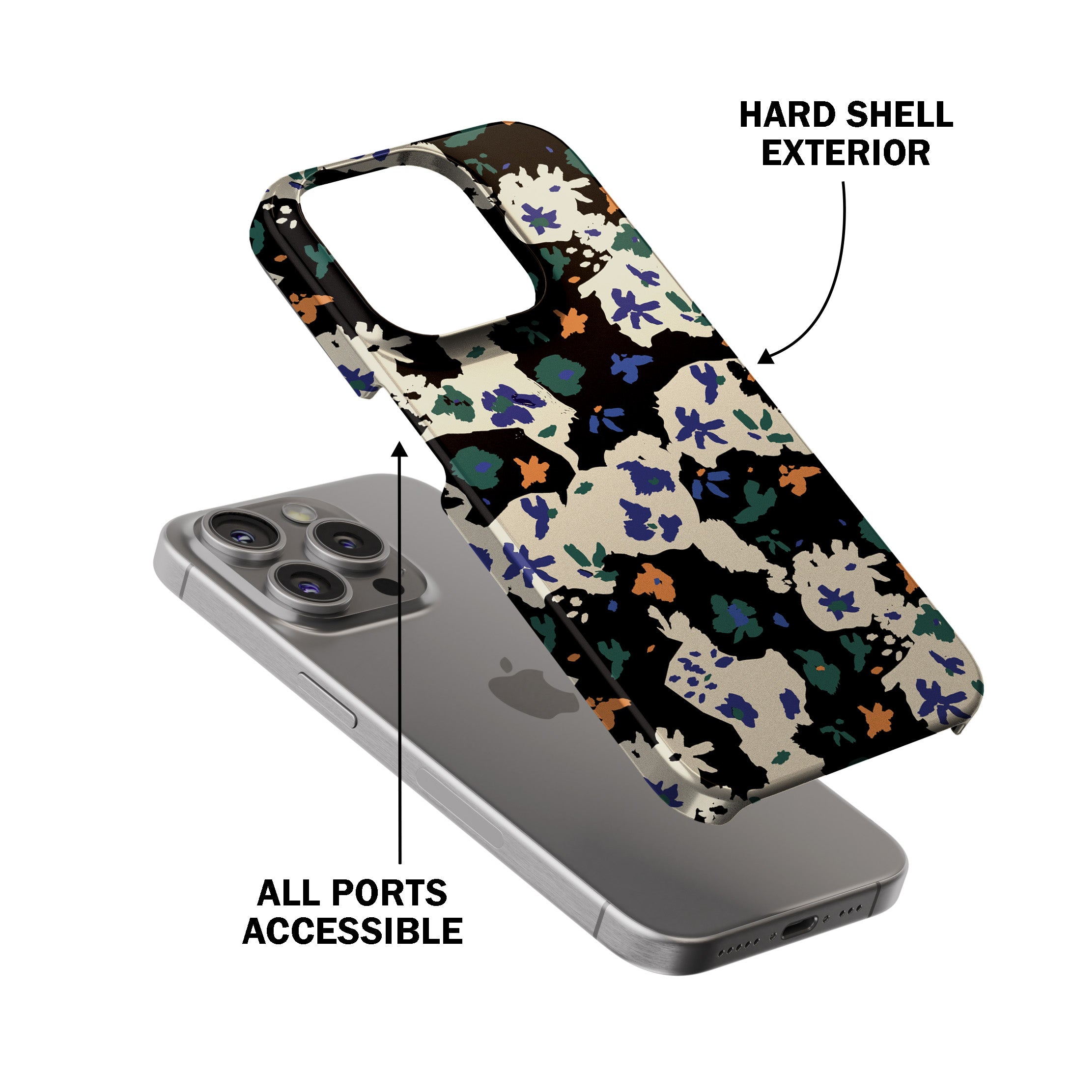Litho Floral Phone Cover