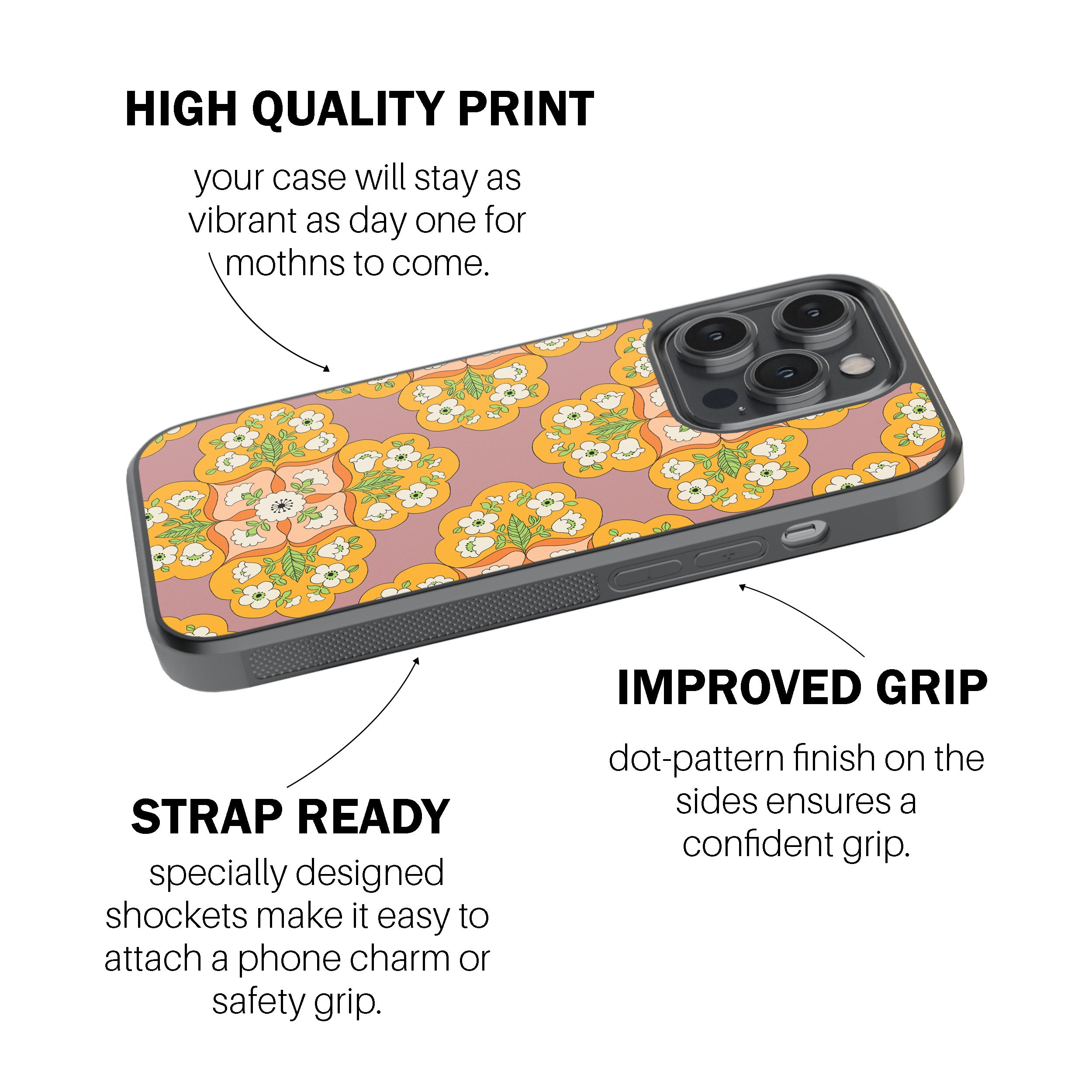 Medallion Floral Phone Cover