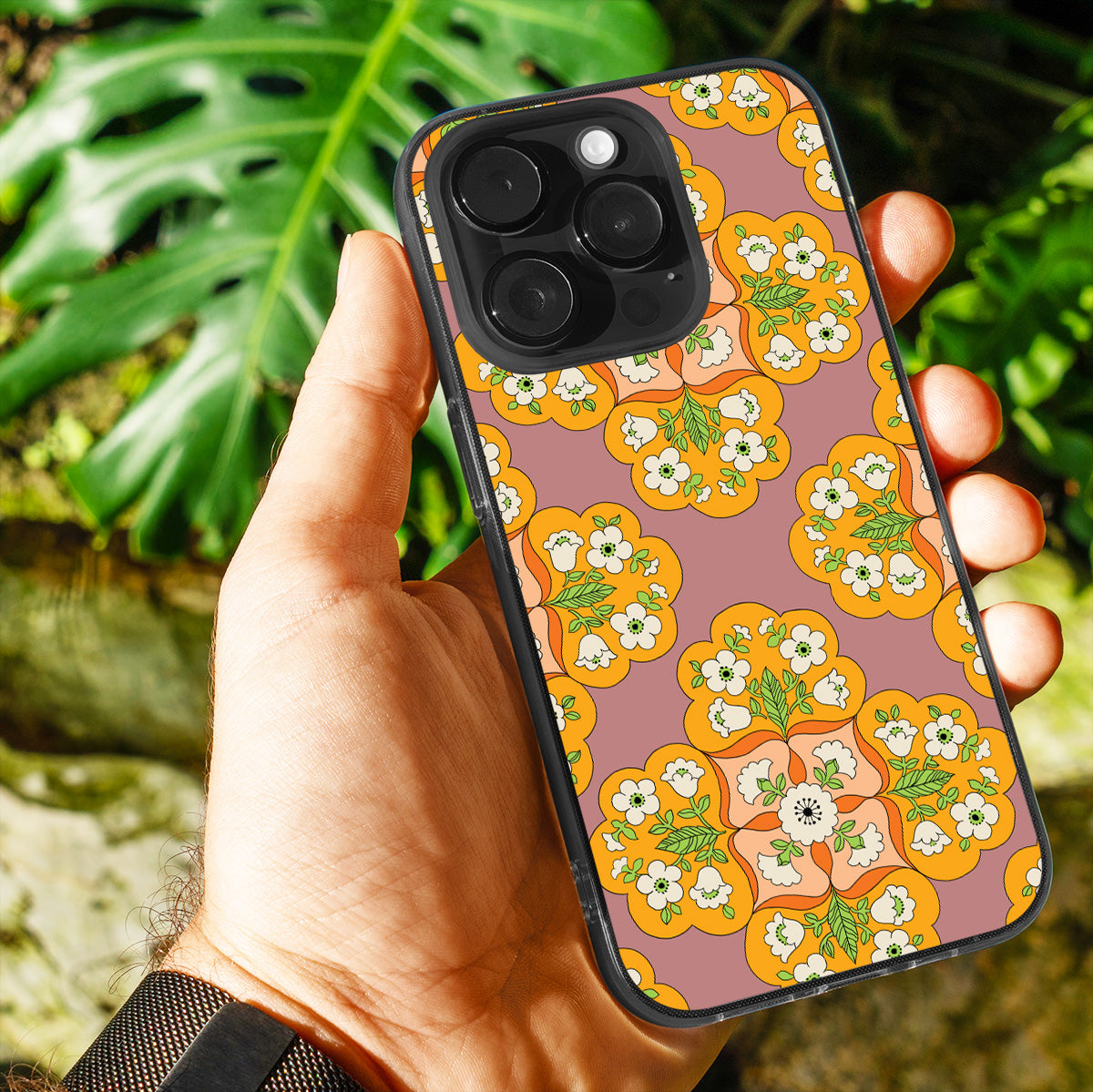 Medallion Floral Phone Cover
