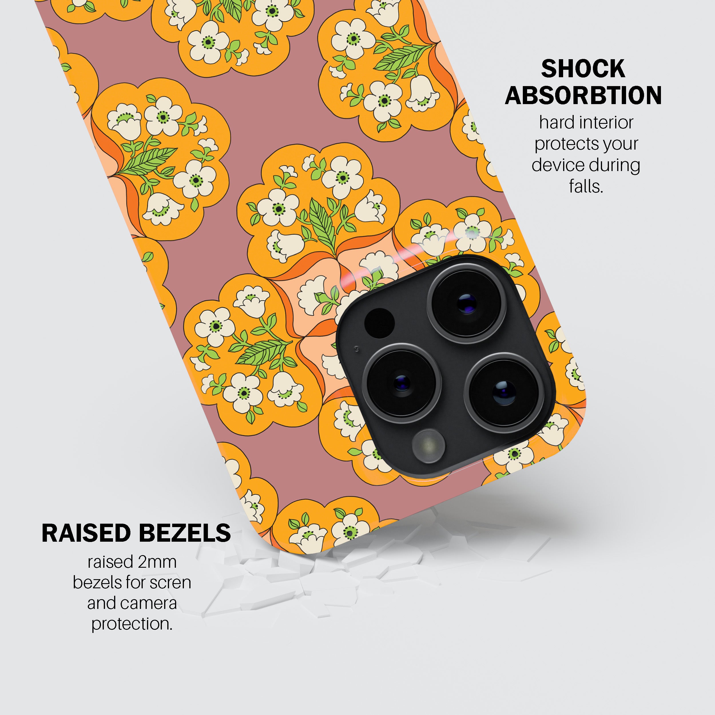 Medallion Floral Phone Cover