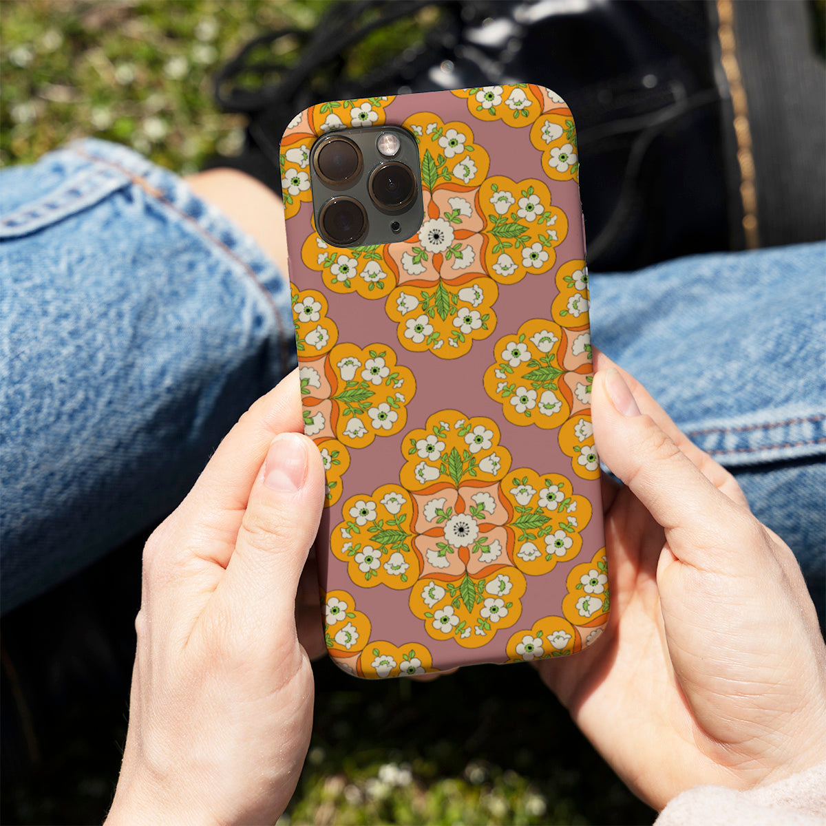 Medallion Floral Phone Cover
