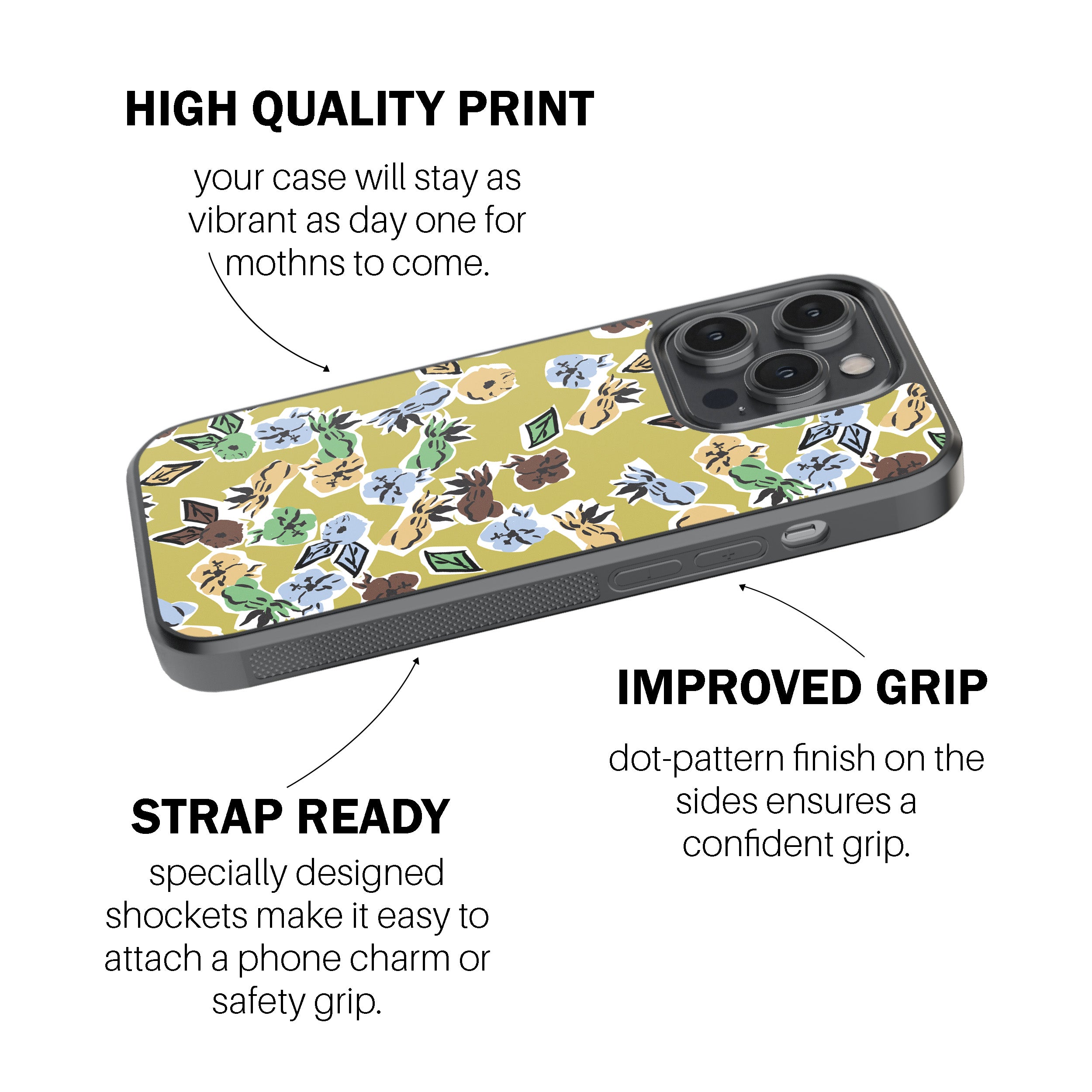 Paper Floral Phone Cover