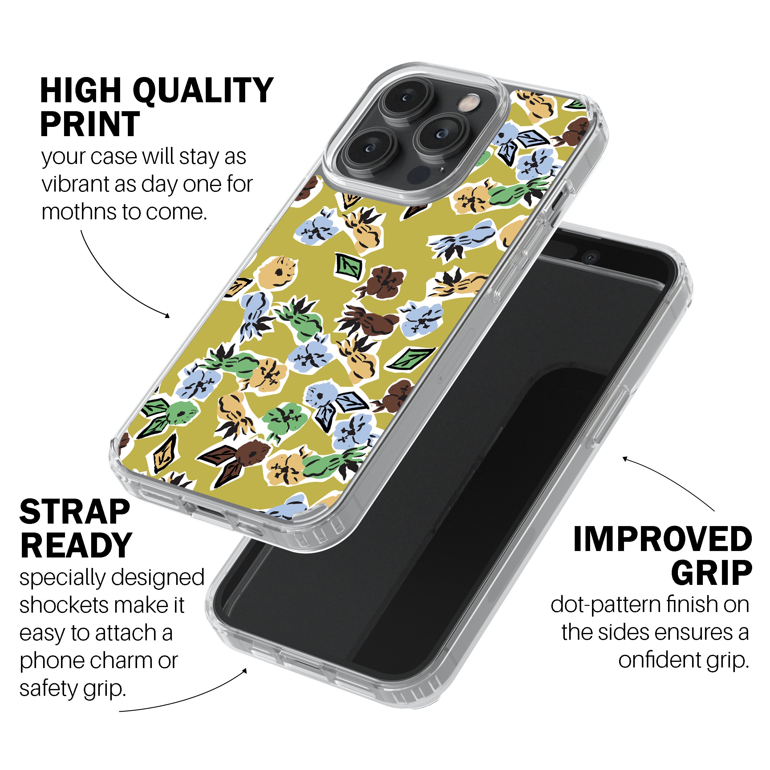 Paper Floral Phone Cover