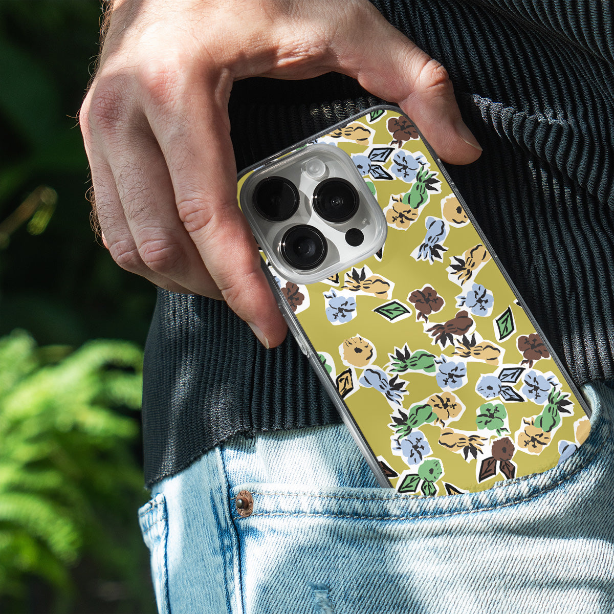 Paper Floral Phone Cover