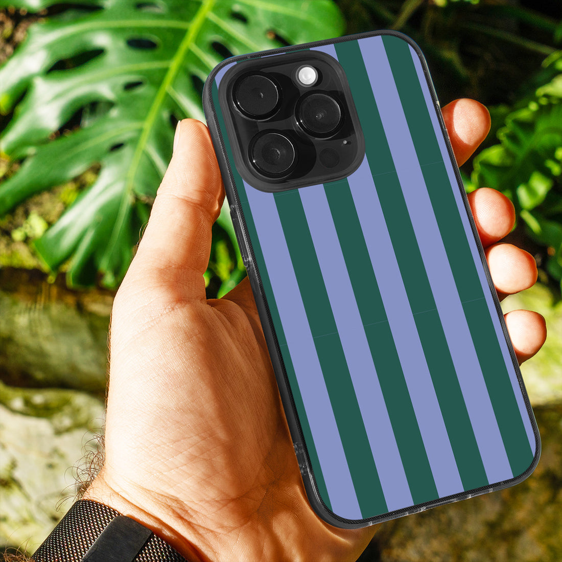 Periwinkle Stripe Phone Cover