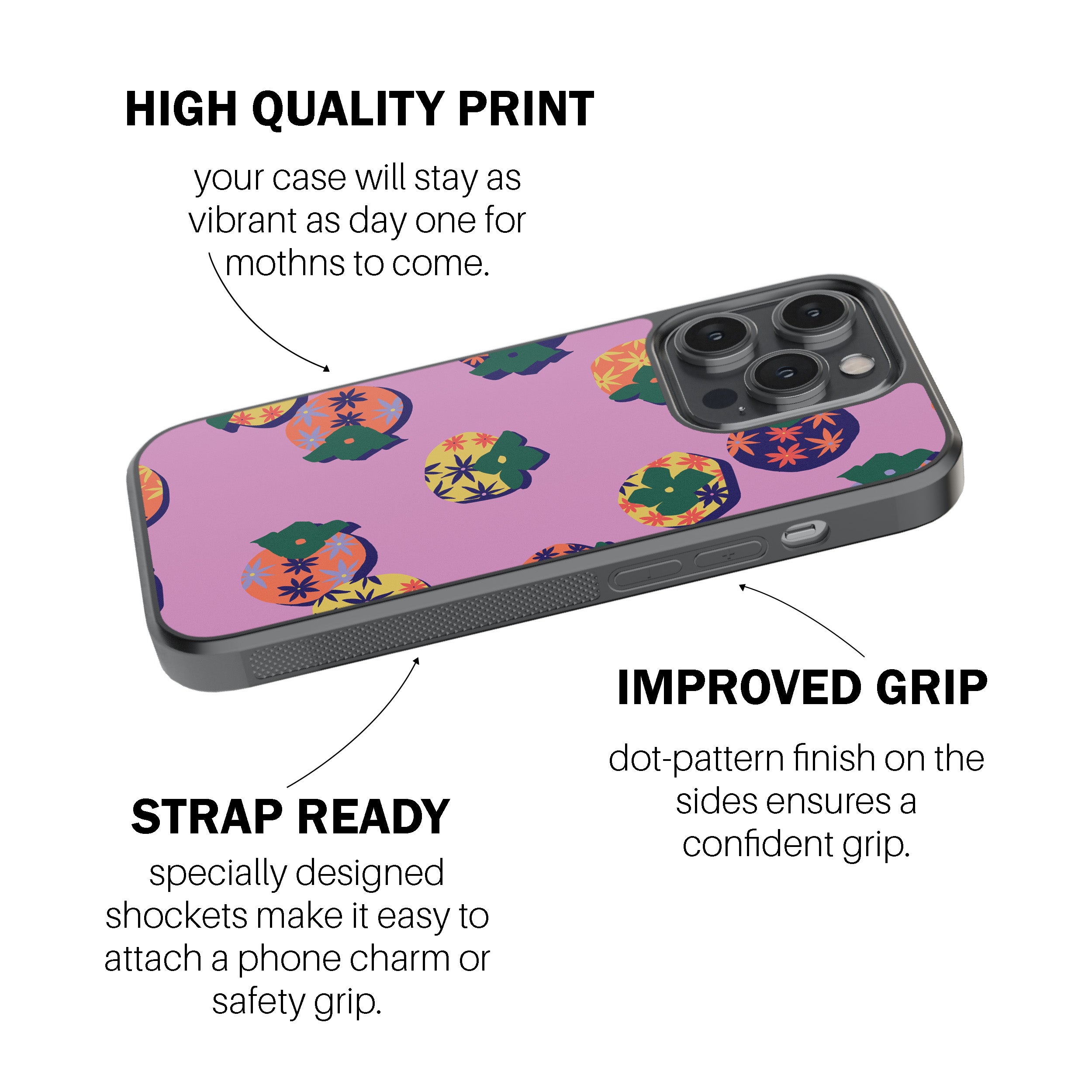 Persimmon Collage Phone Cover