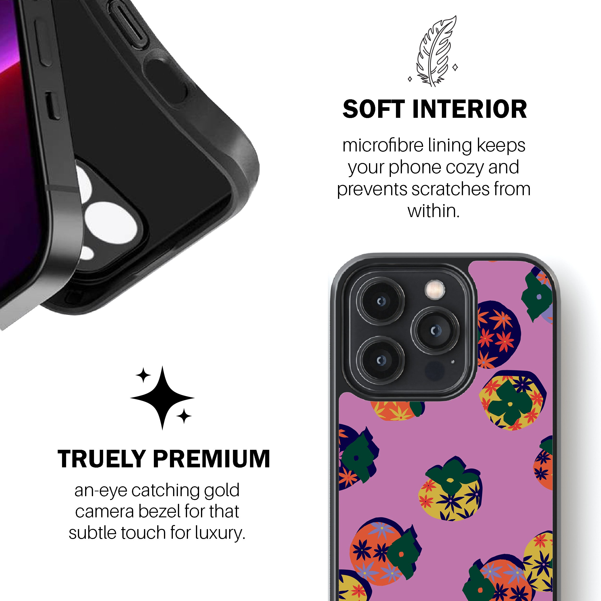 Persimmon Collage Phone Cover