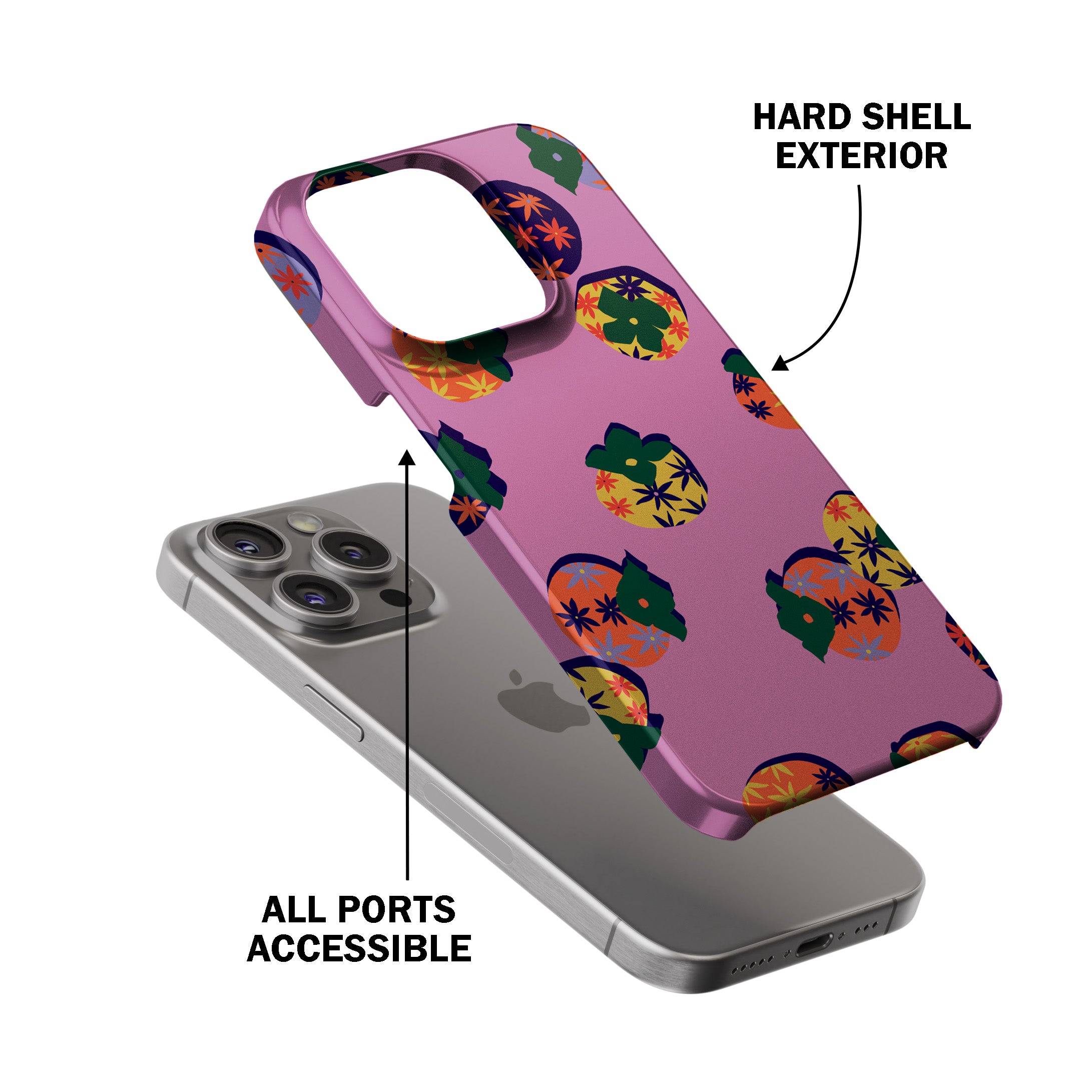 Persimmon Collage Phone Cover