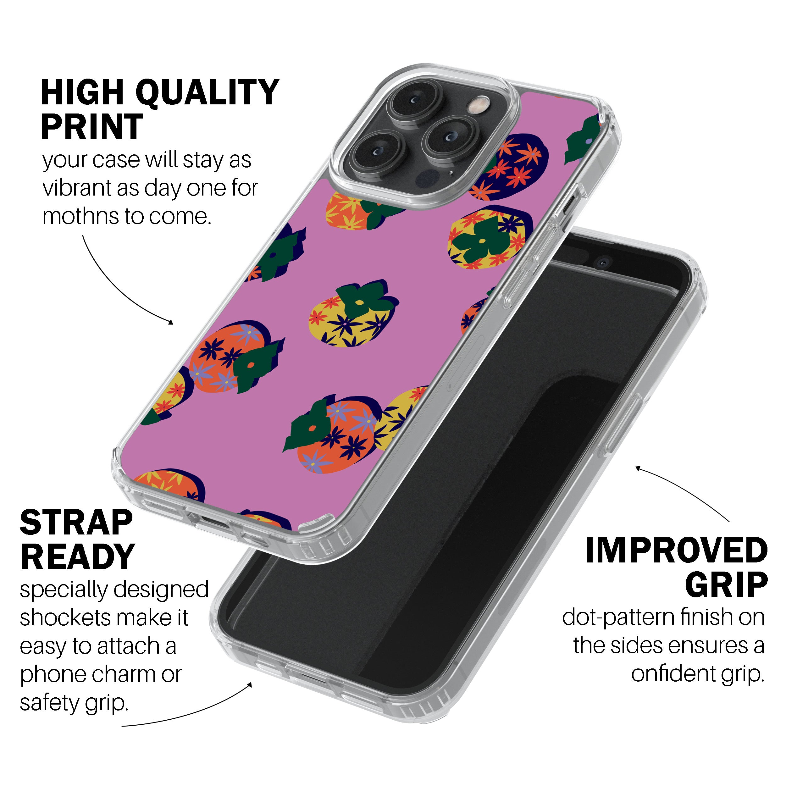 Persimmon Collage Phone Cover