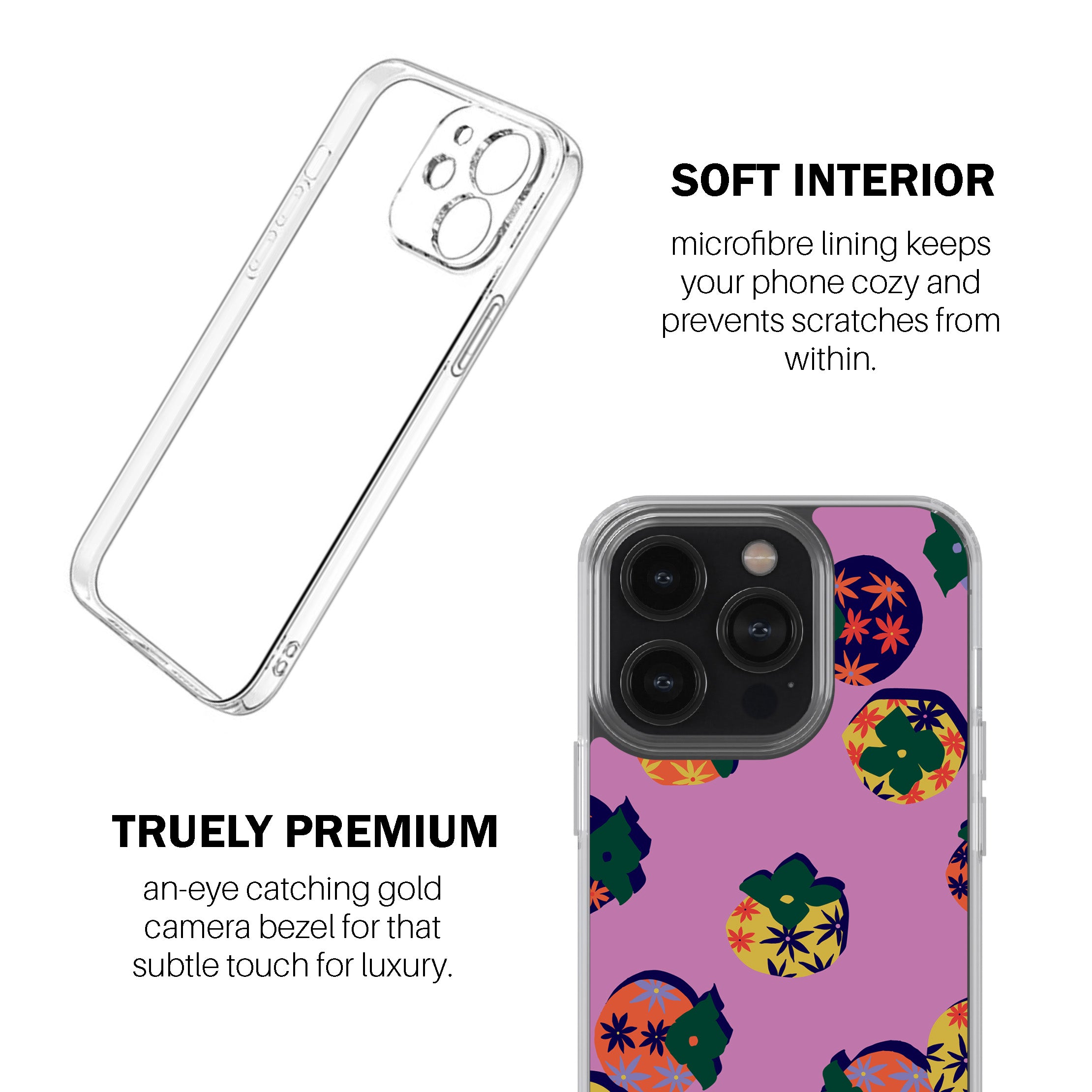 Persimmon Collage Phone Cover