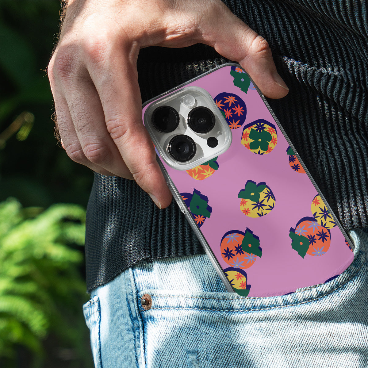 Persimmon Collage Phone Cover