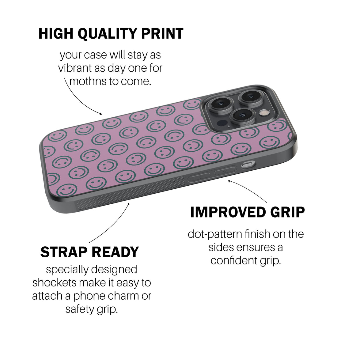 Raspberry Happy Phone Cover