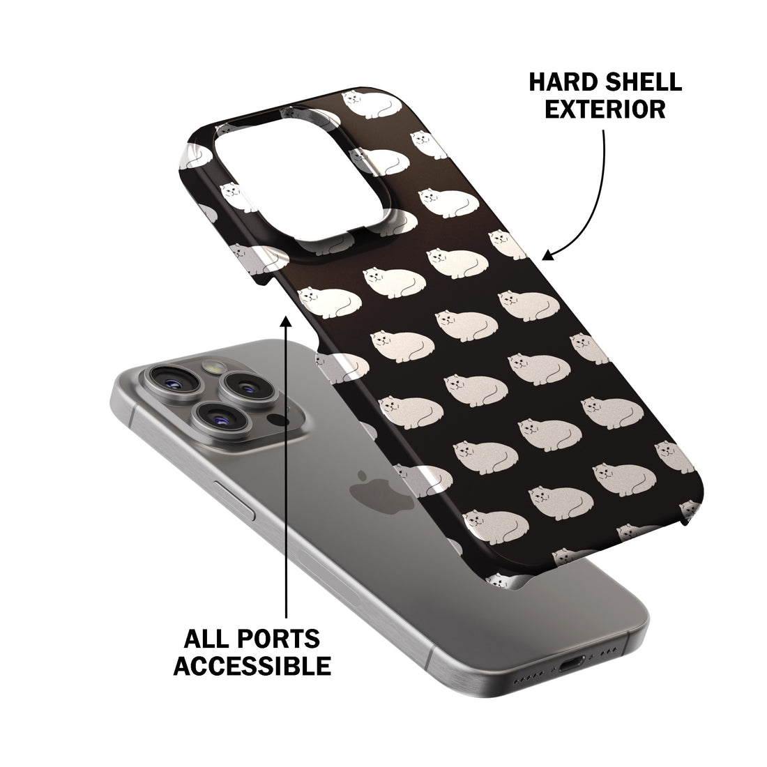 Fluffy Cat Phone Cover