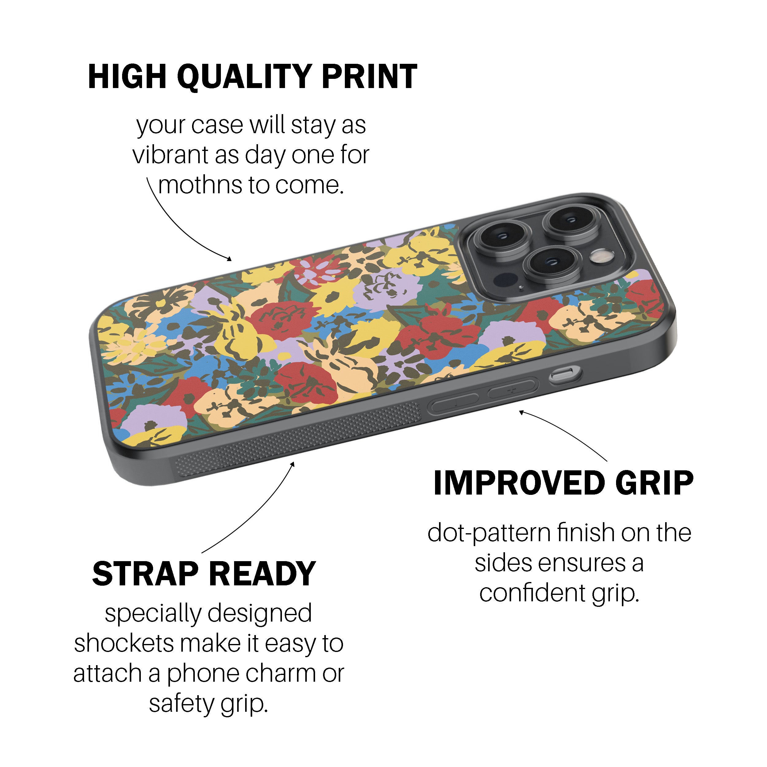 Scarf Floral Phone Cover