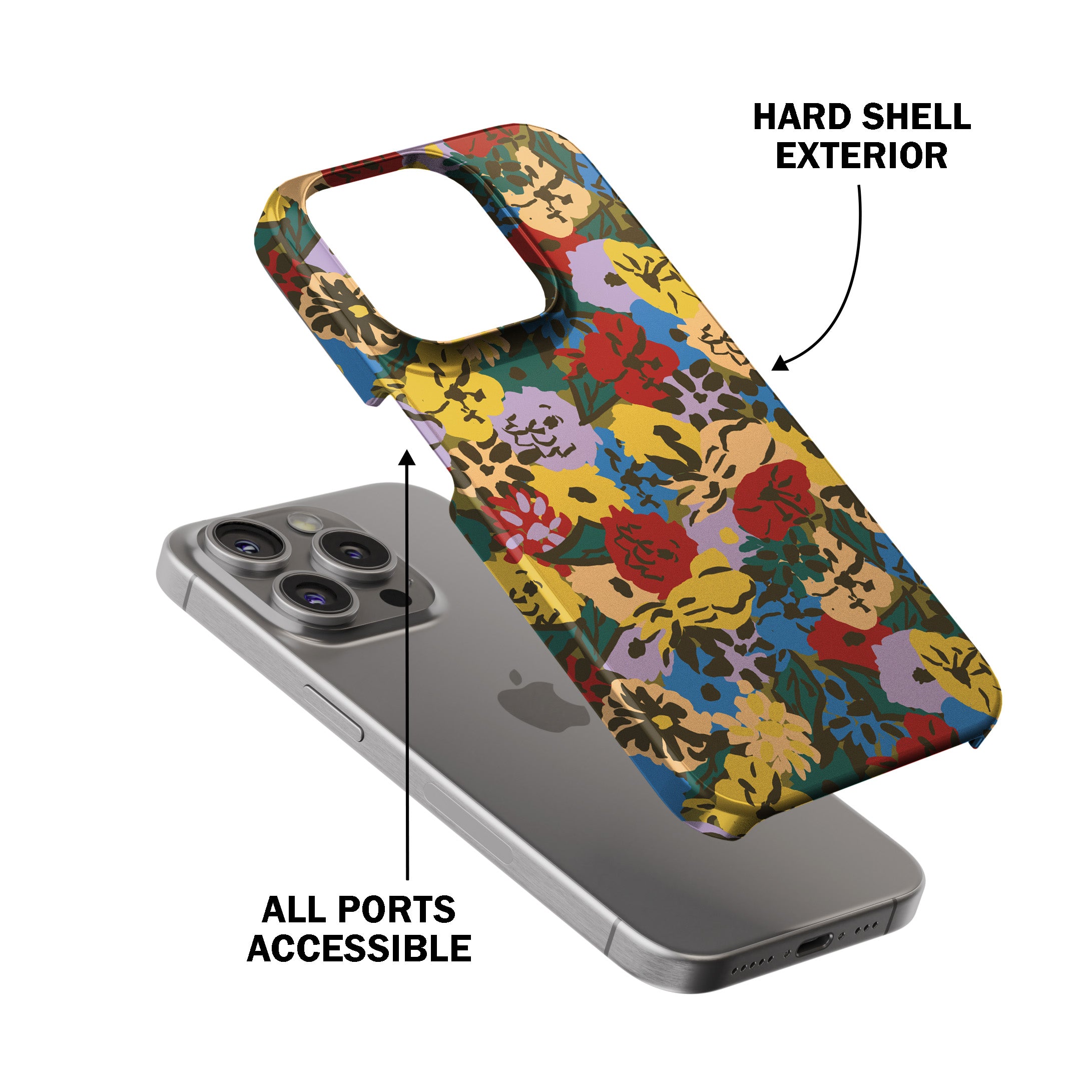 Scarf Floral Phone Cover