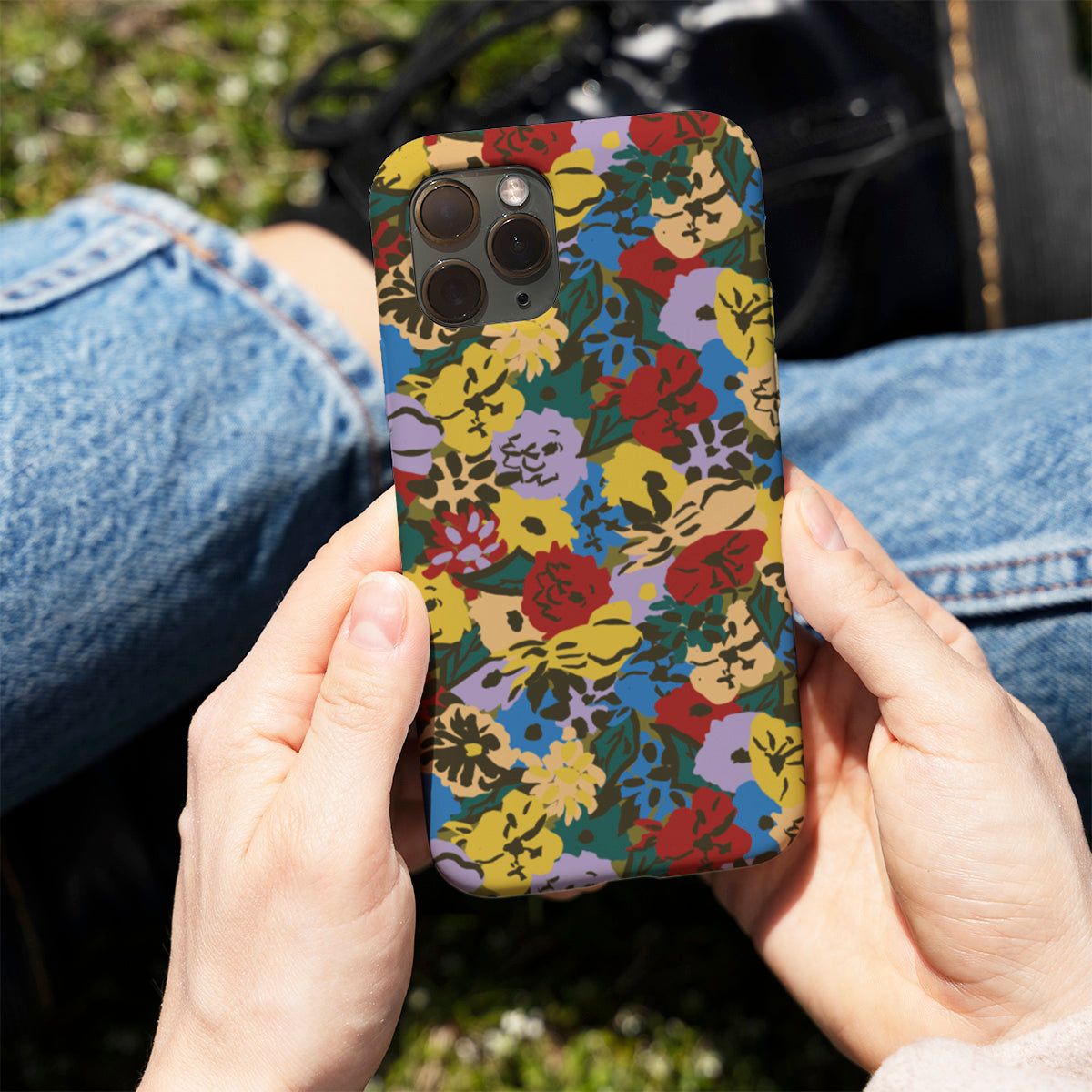 Scarf Floral Phone Cover