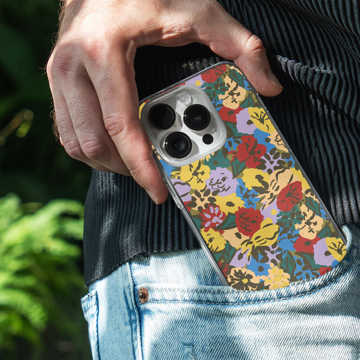 Scarf Floral Phone Cover