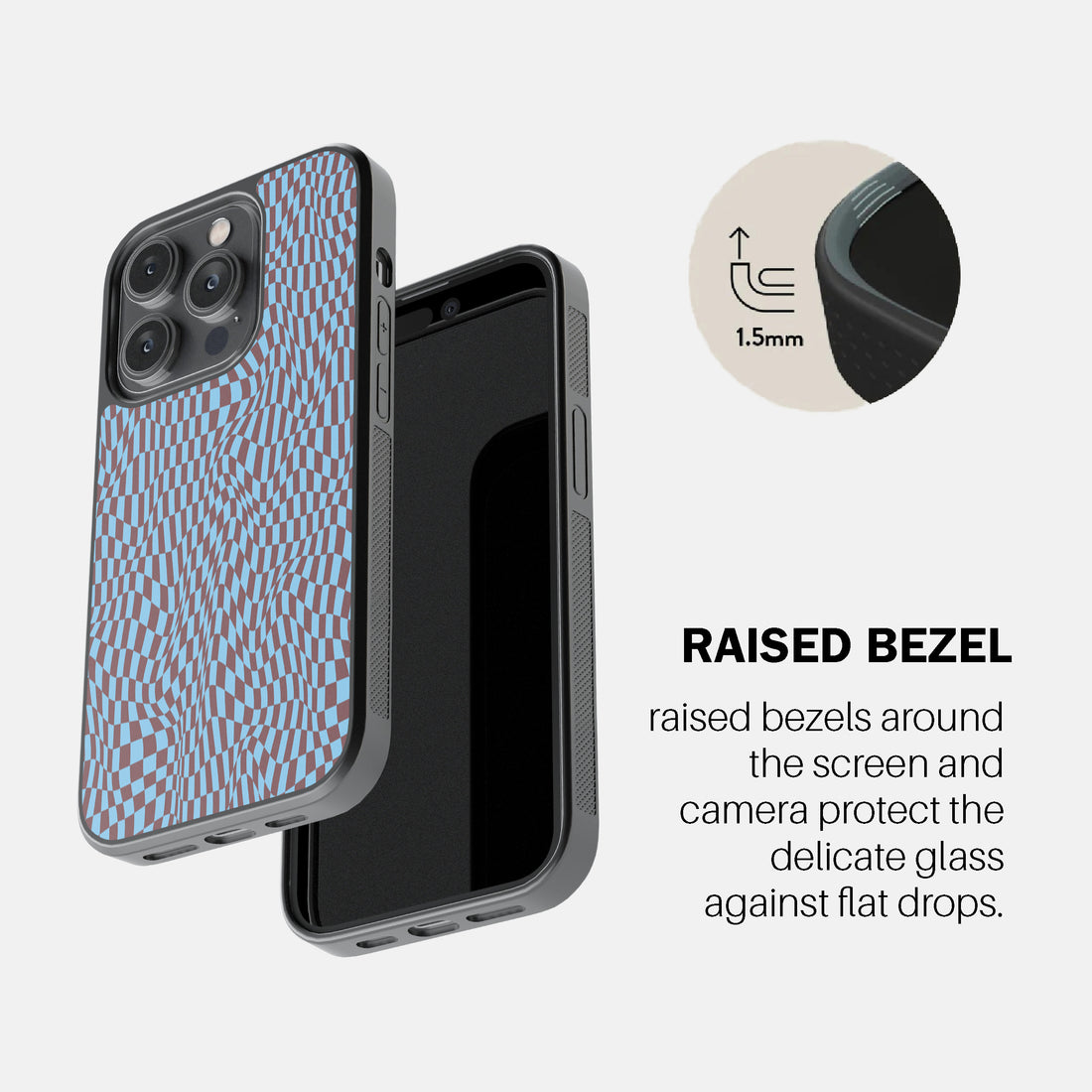 Sky Trippy Checker Phone Cover