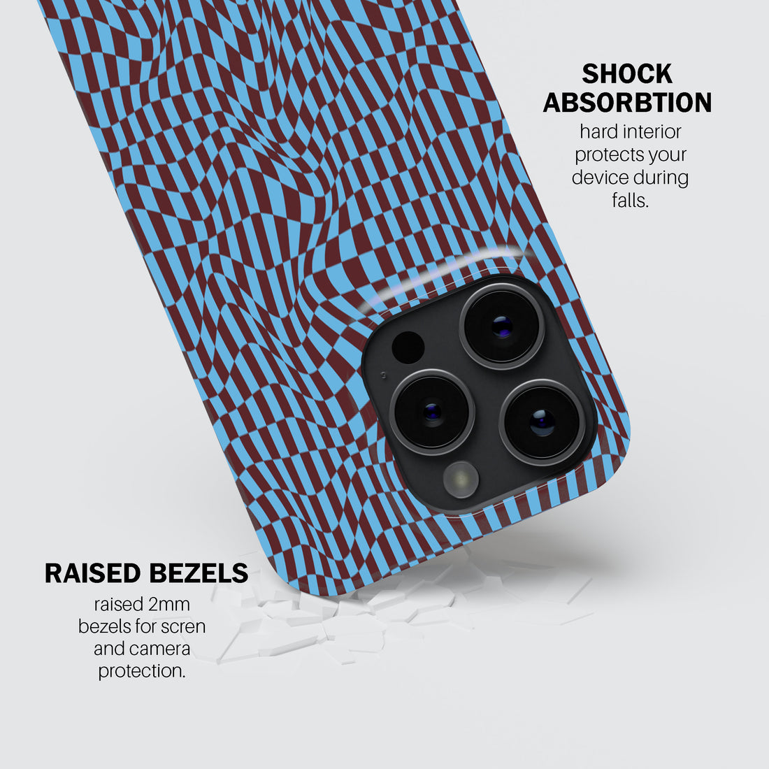 Sky Trippy Checker Phone Cover