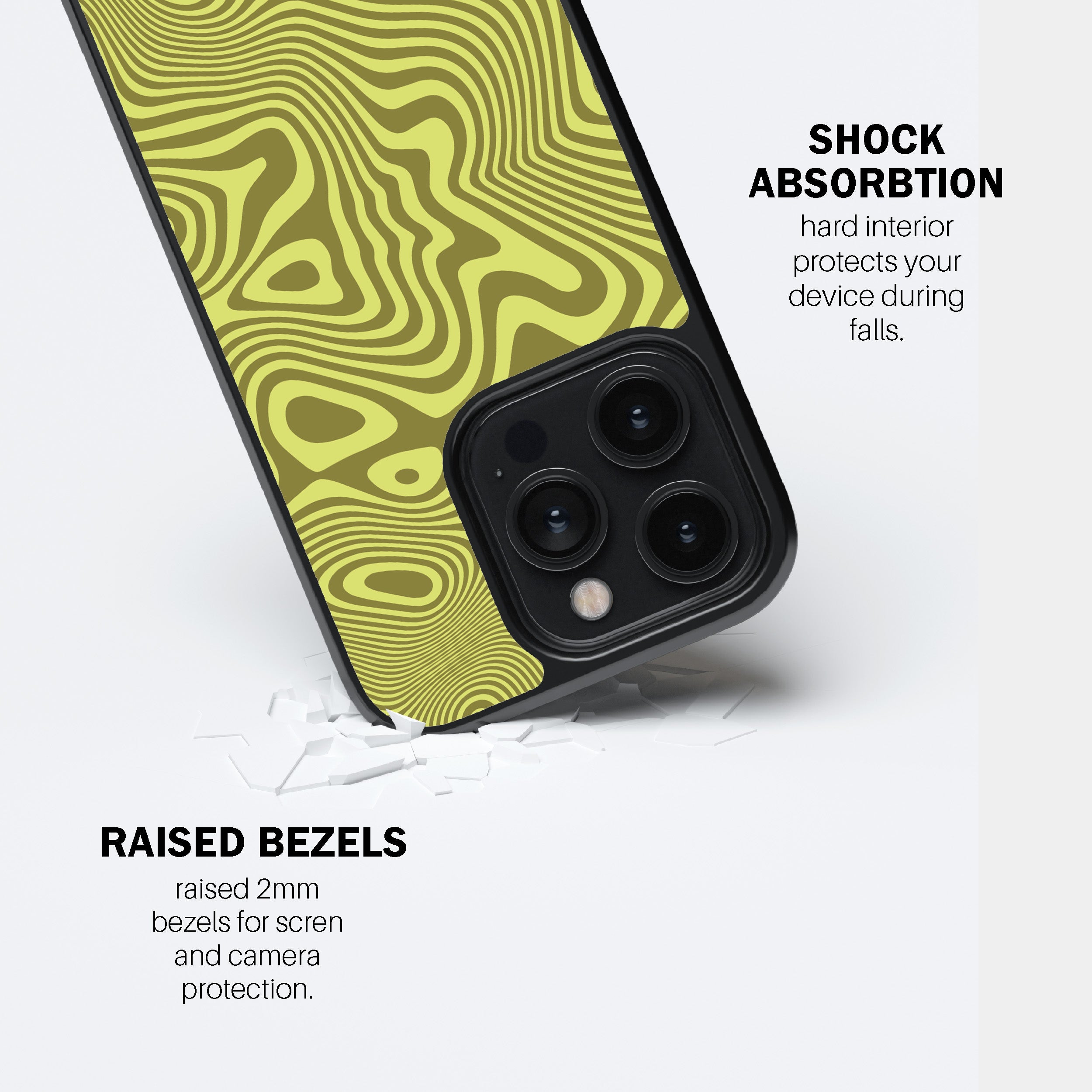 Trippy Swirl Citrus Phone Cover