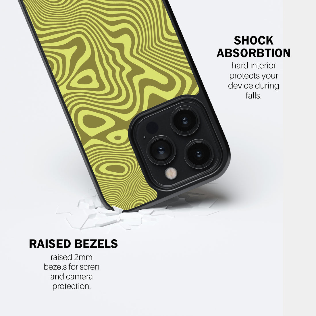 Trippy Swirl Citrus Phone Cover
