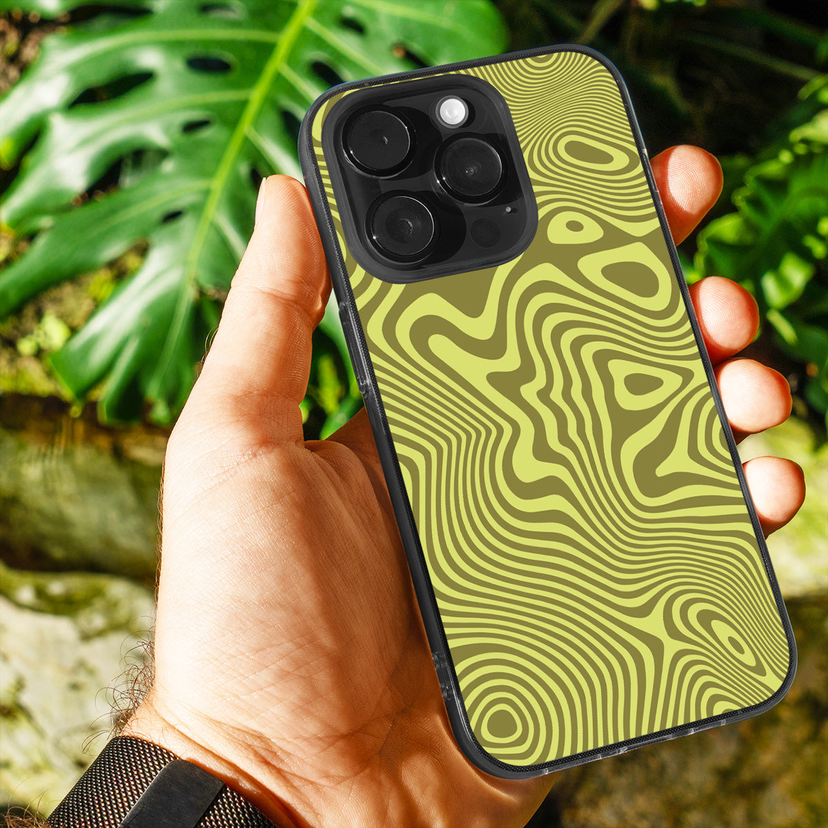 Trippy Swirl Citrus Phone Cover