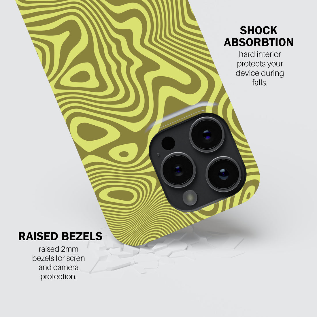 Trippy Swirl Citrus Phone Cover