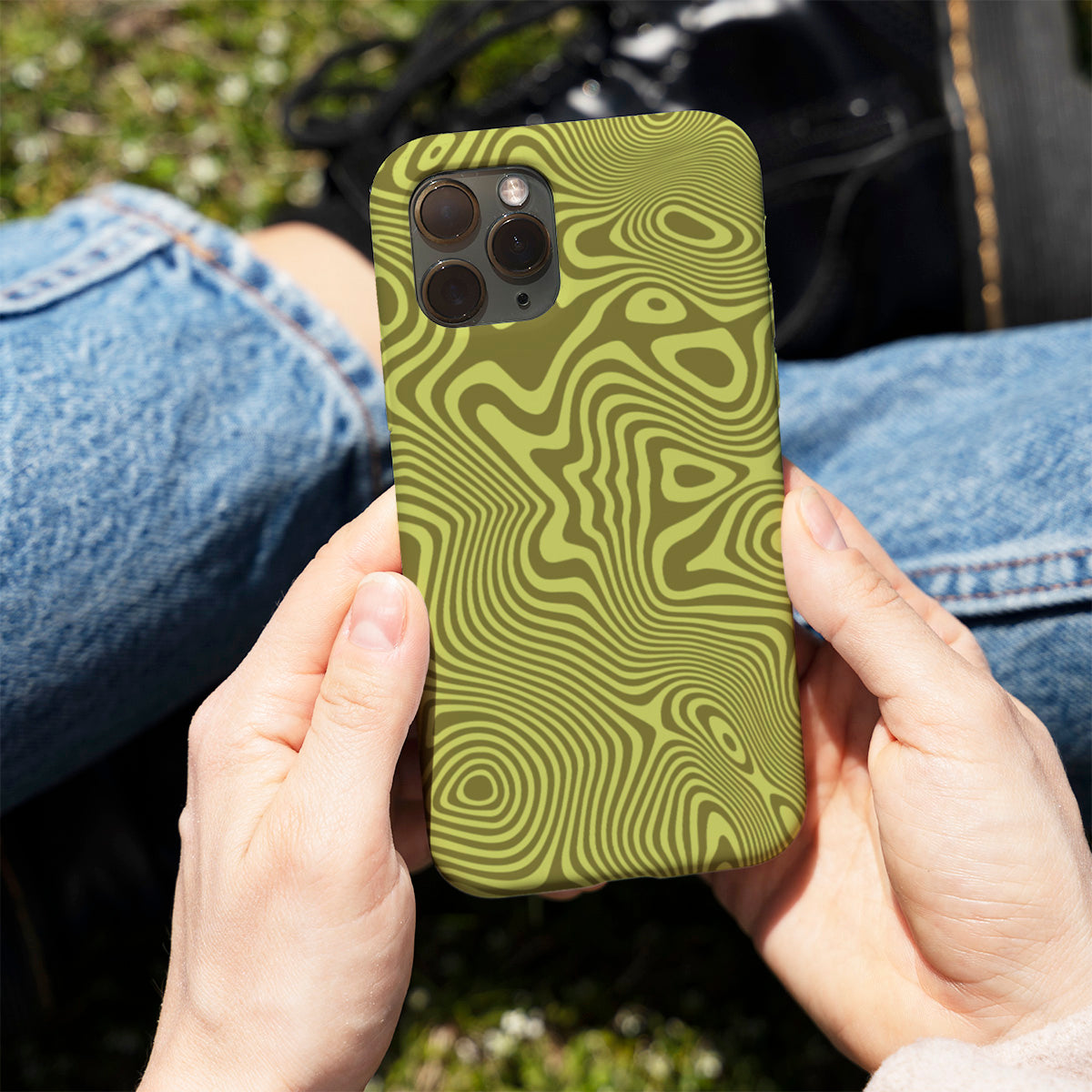 Trippy Swirl Citrus Phone Cover