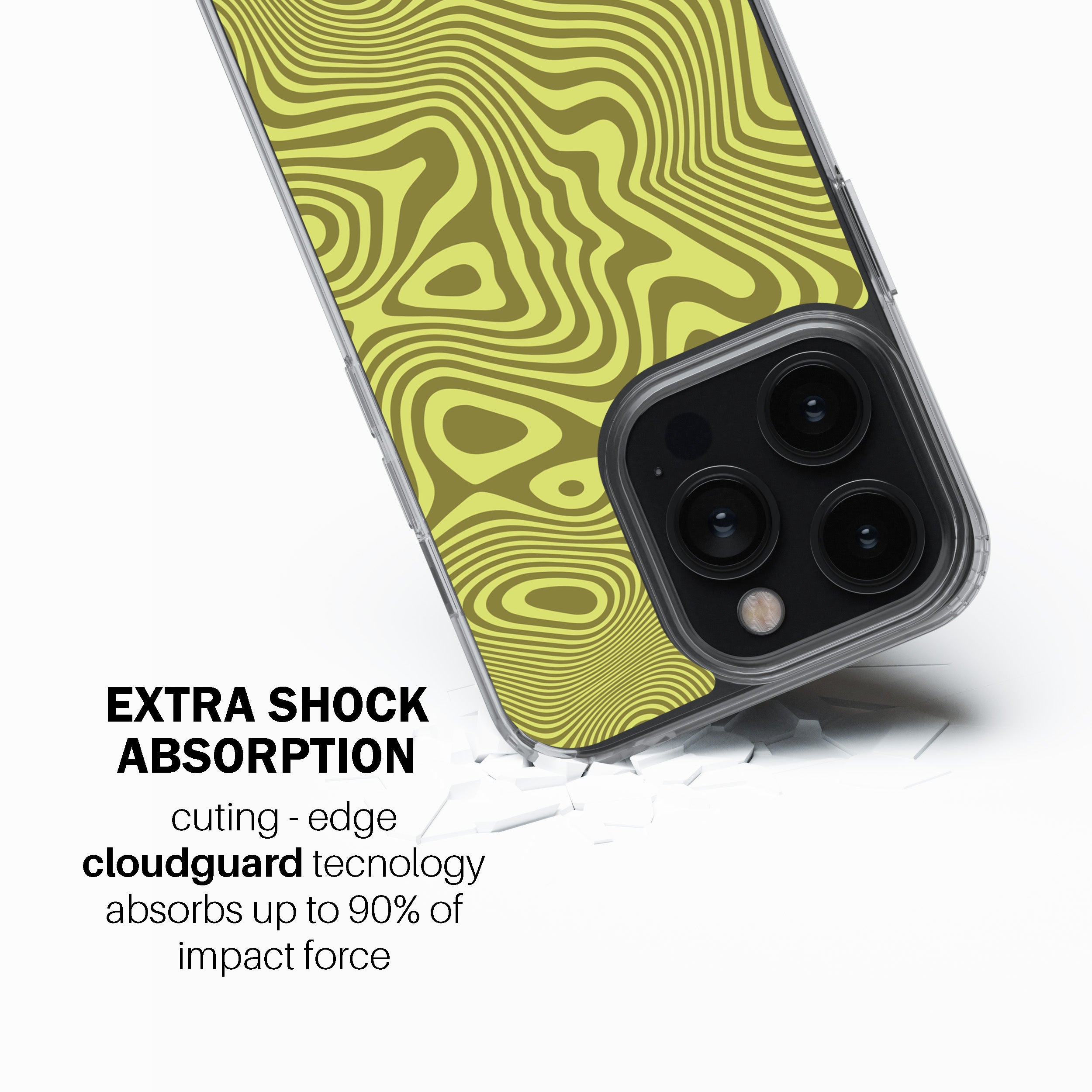 Trippy Swirl Citrus Phone Cover