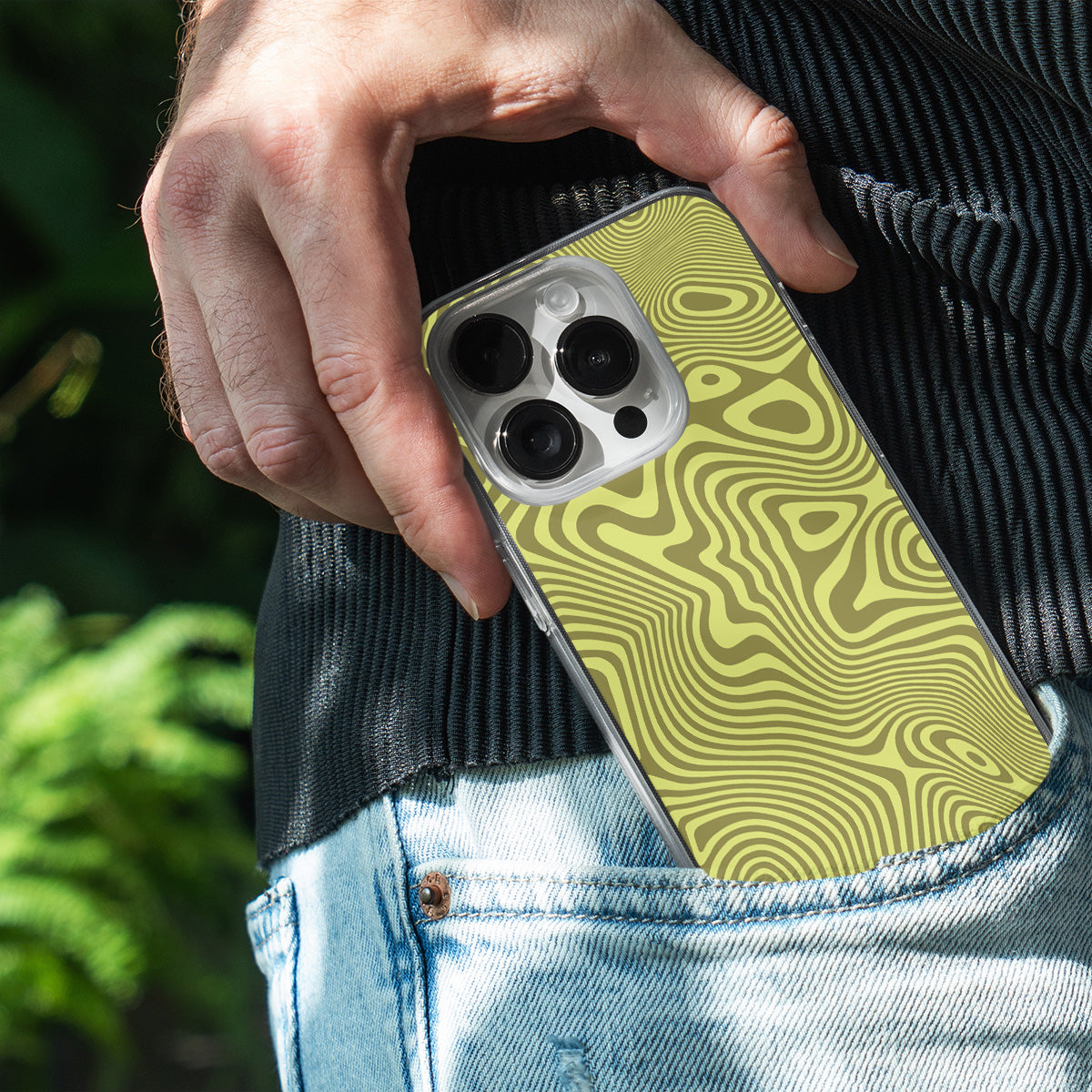 Trippy Swirl Citrus Phone Cover