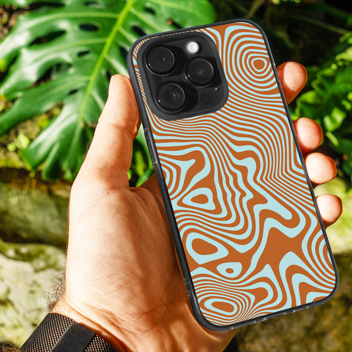 Trippy Swirl Pool Phone Cover