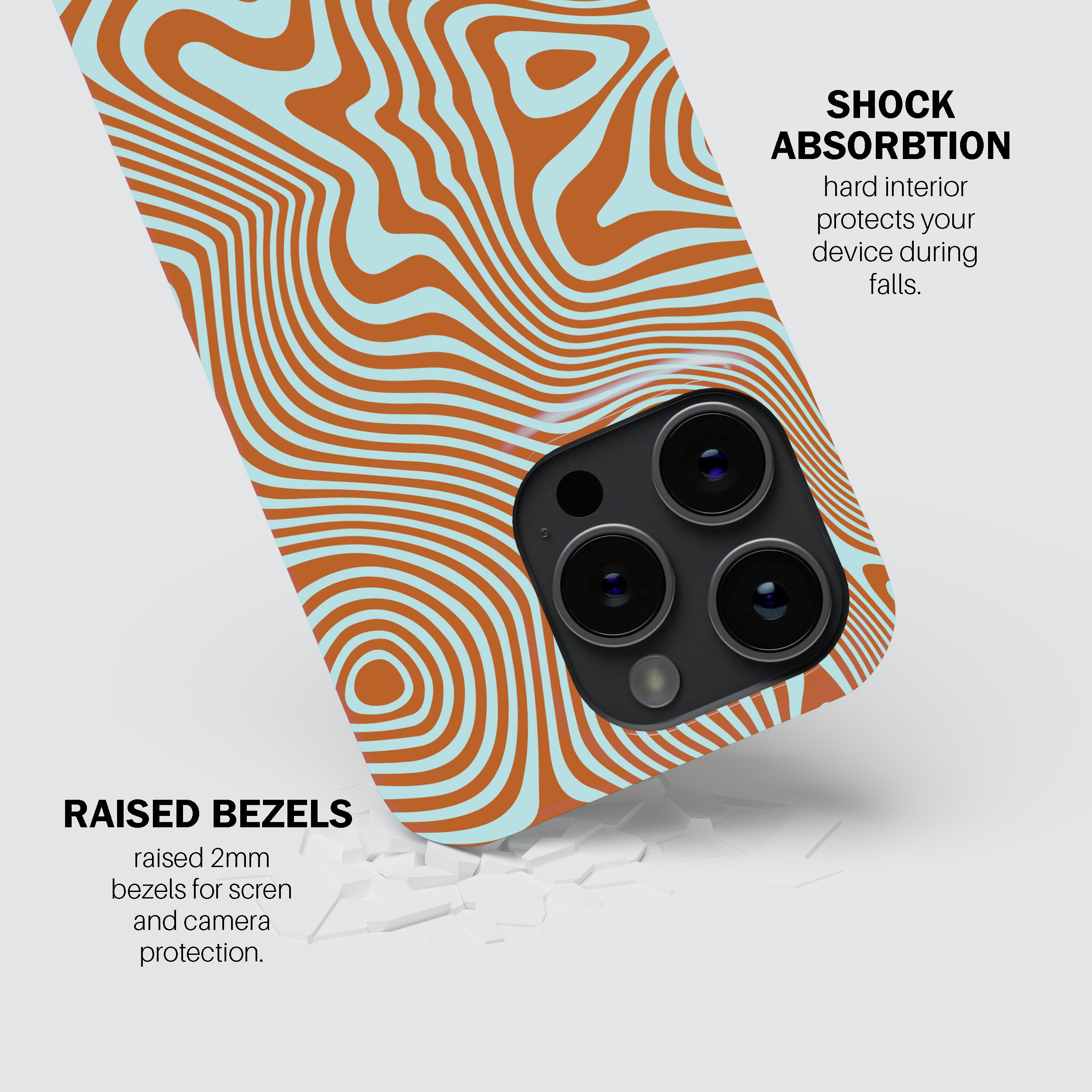 Trippy Swirl Pool Phone Cover