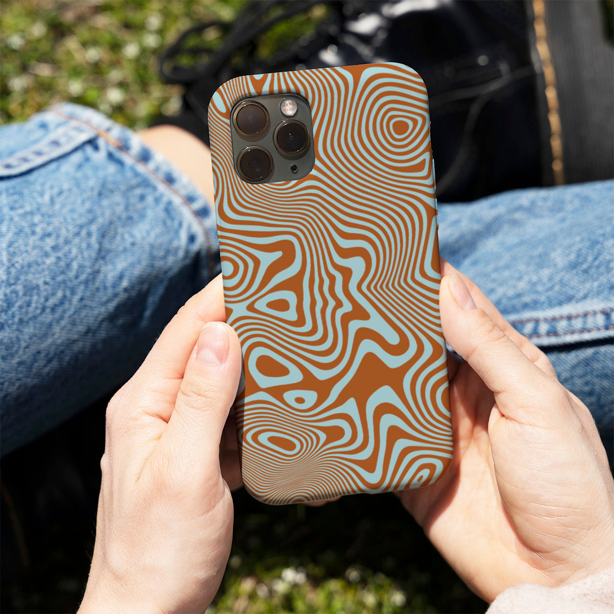 Trippy Swirl Pool Phone Cover