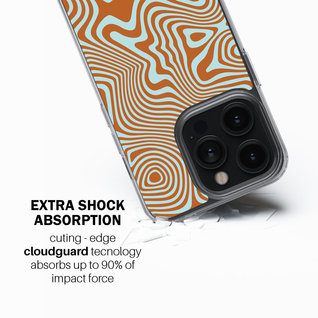 Trippy Swirl Pool Phone Cover