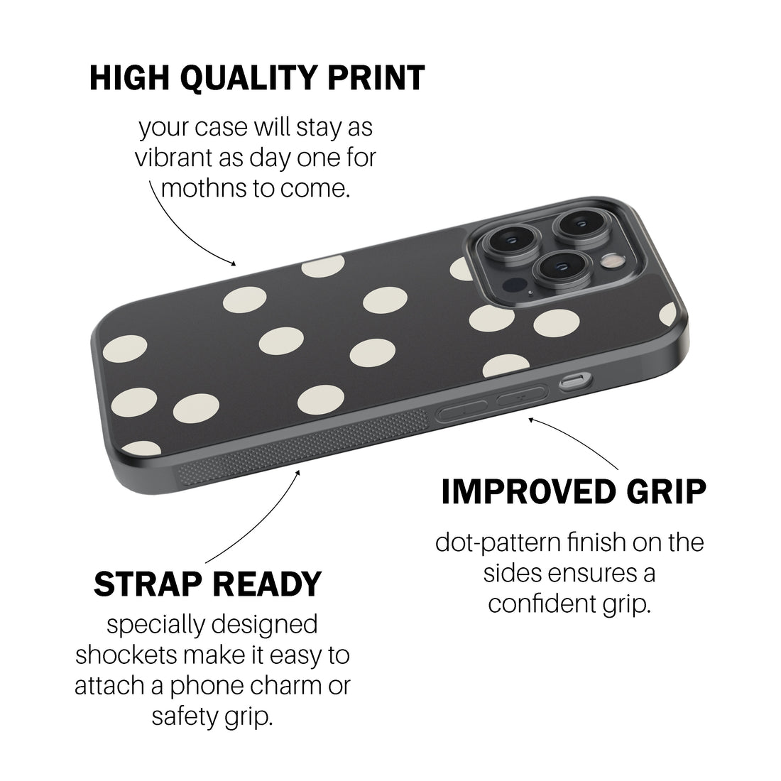 Tuxedo Dot Phone Cover