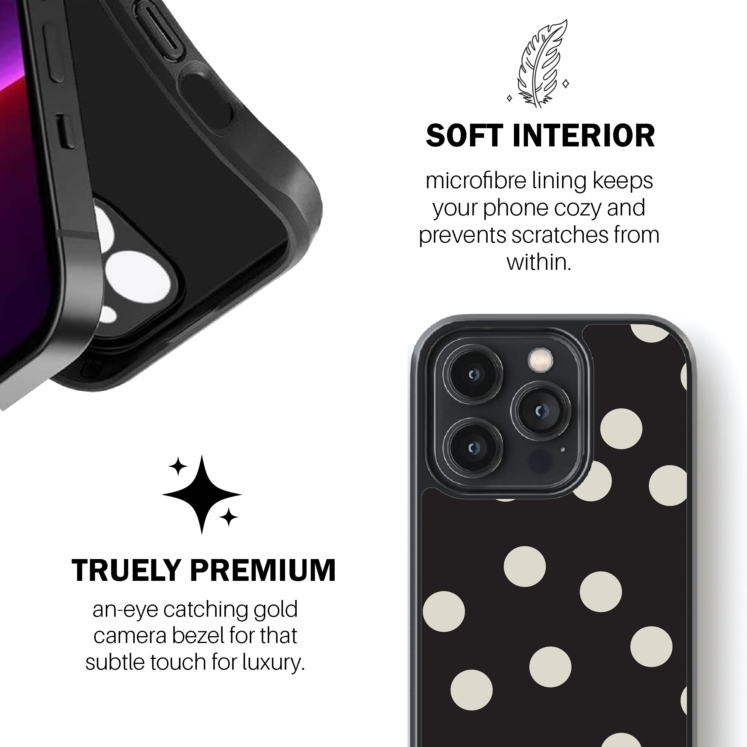Tuxedo Dot Phone Cover