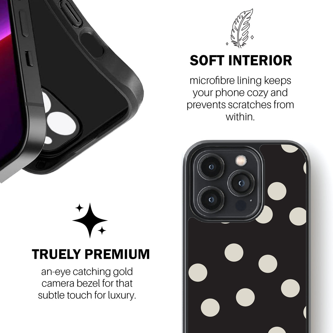 Tuxedo Dot Phone Cover
